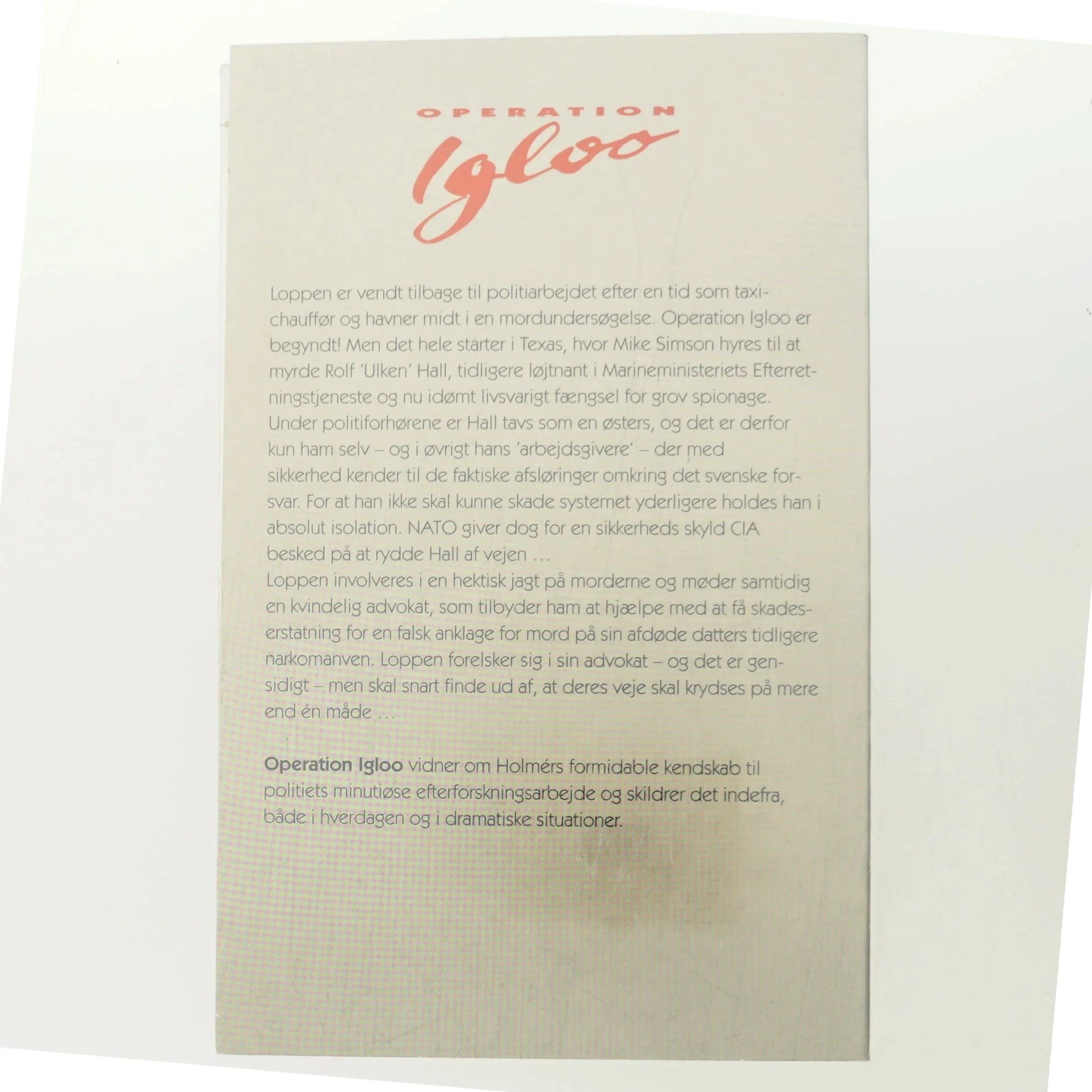 Operation Igloo af Hans Holmer (Bog)