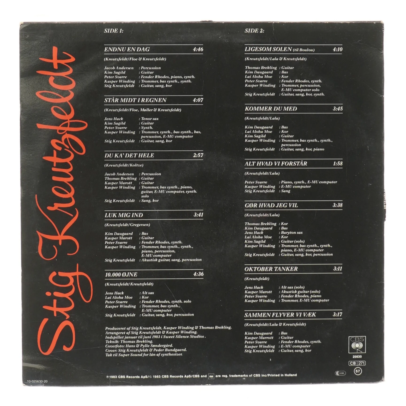 Stig Kreutzfeldt LP album