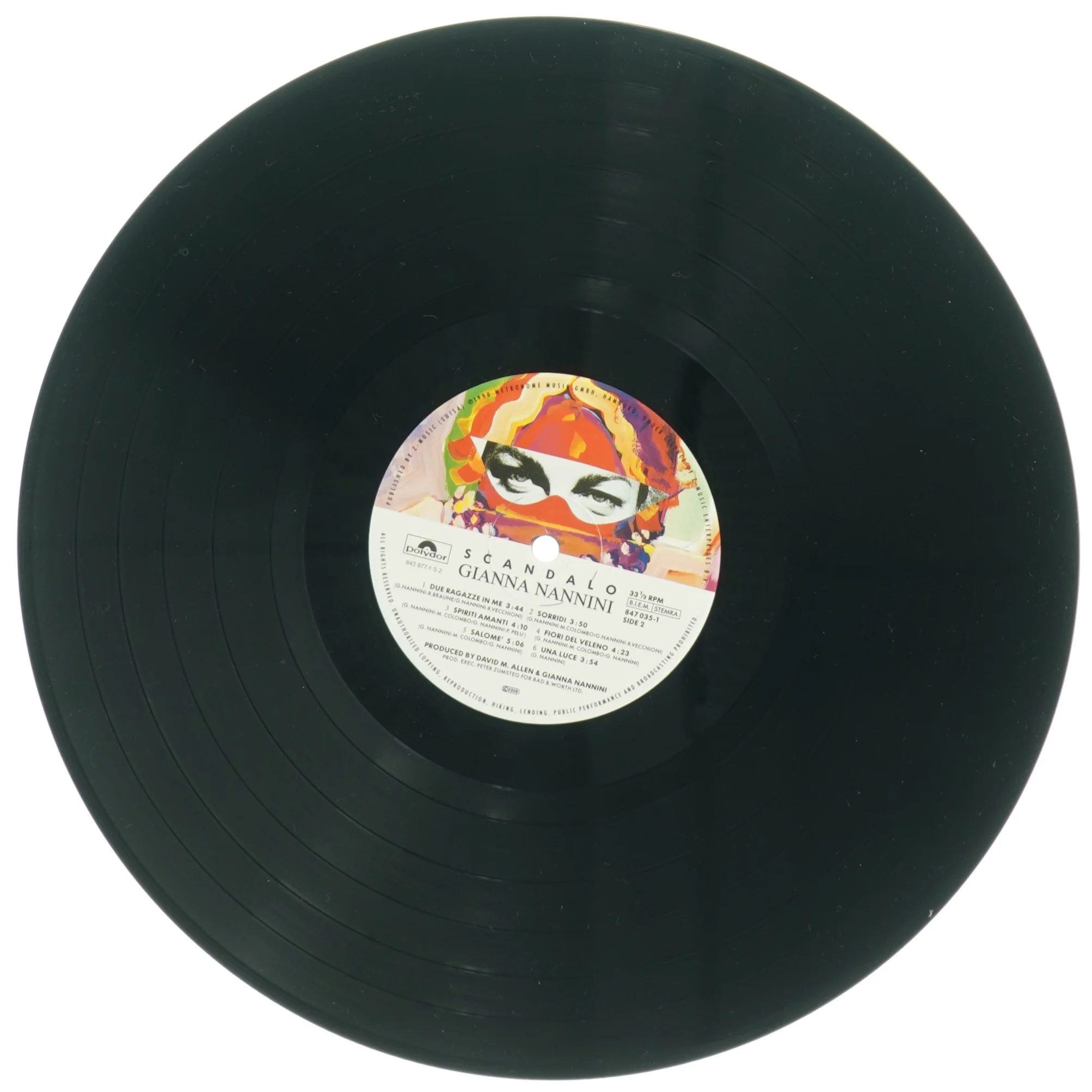 Gianna Nannini - Scandalo Vinylplade (str. 31 x 31 cm)