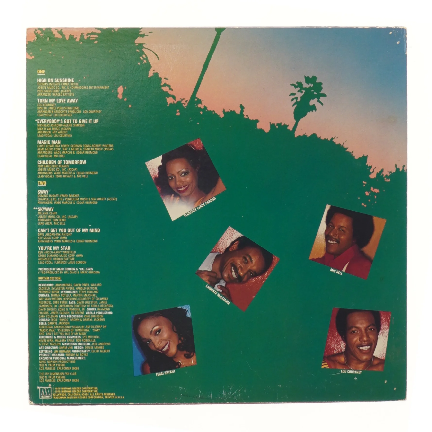 High On Sunshine LP af The 5th Dimension