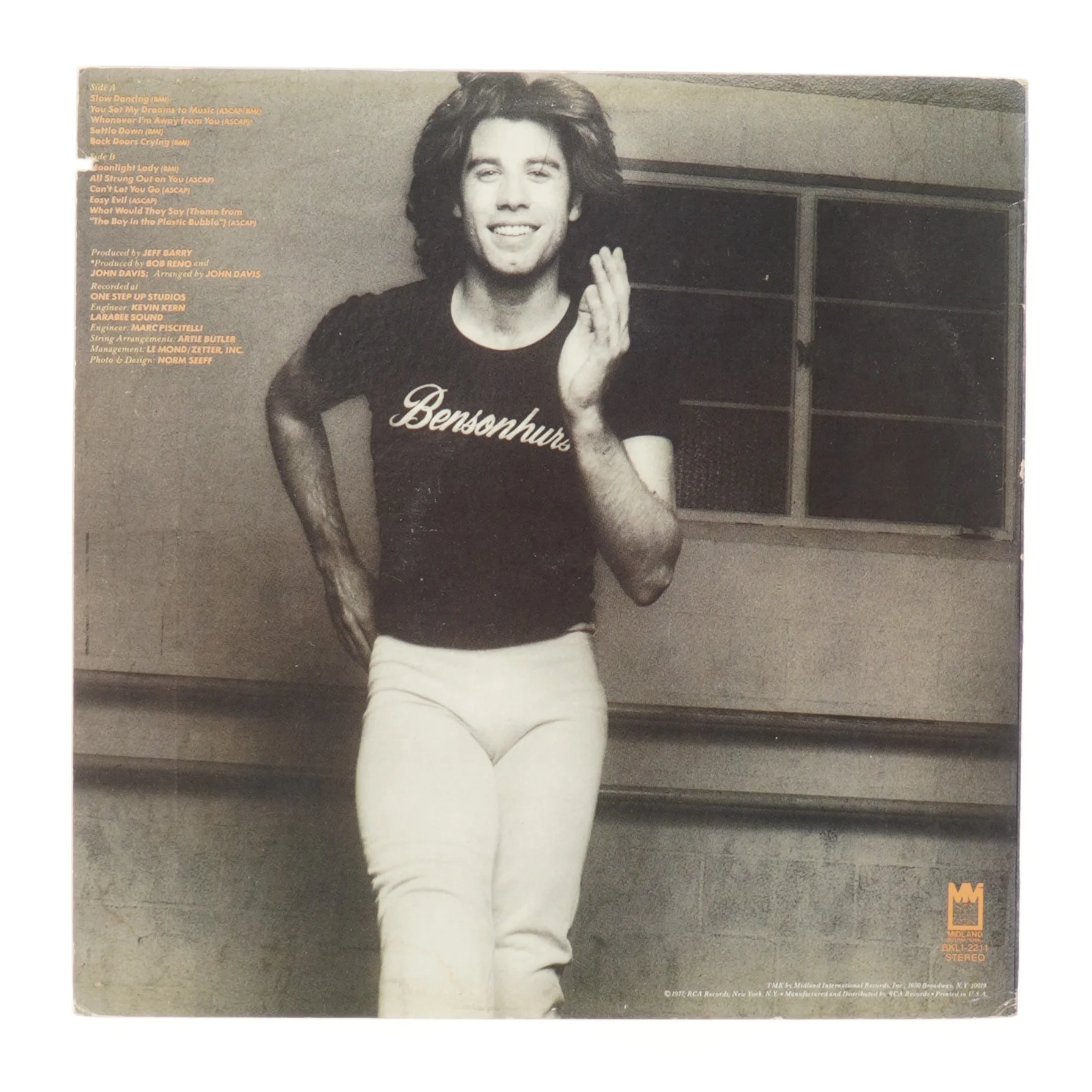 John Travolta Can't Let You Go LP