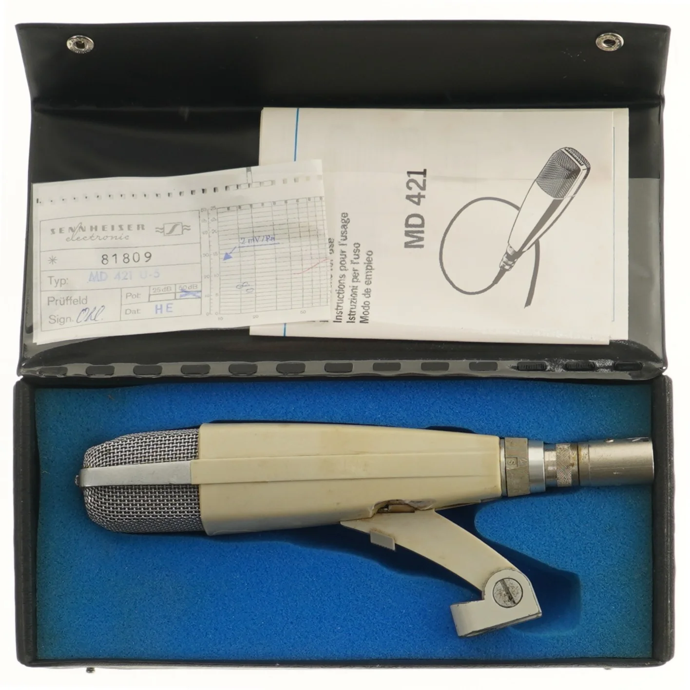 Sennheiser MD 421 Retro mikrofon fra Sennheiser (str. 24 cm)