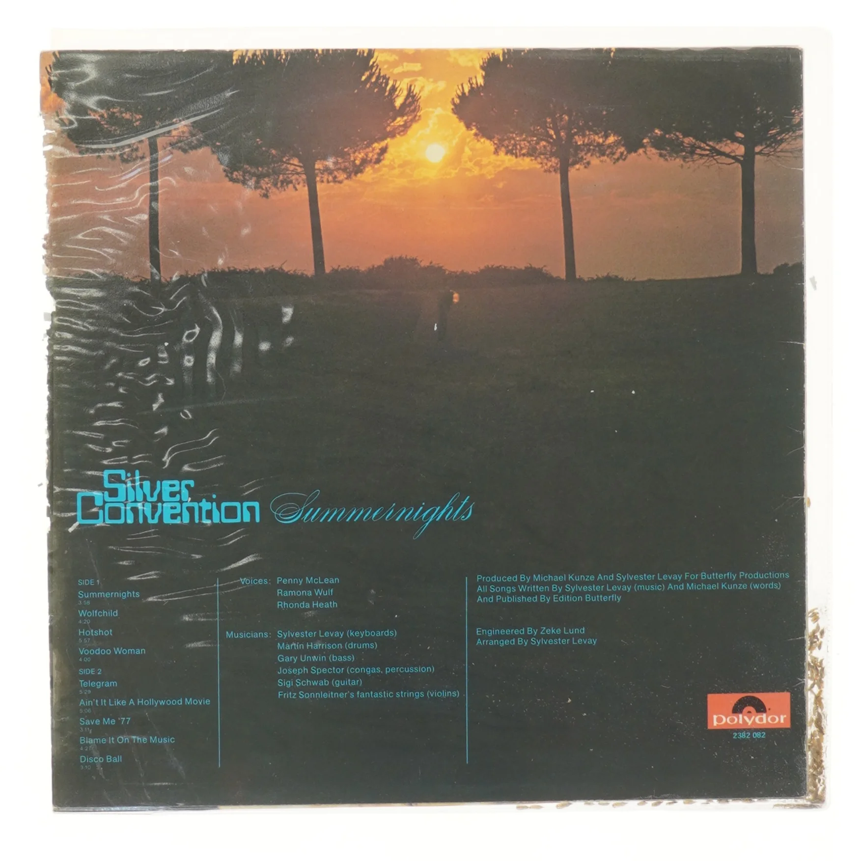 Silver Convention - Summernights LP fra Polydor