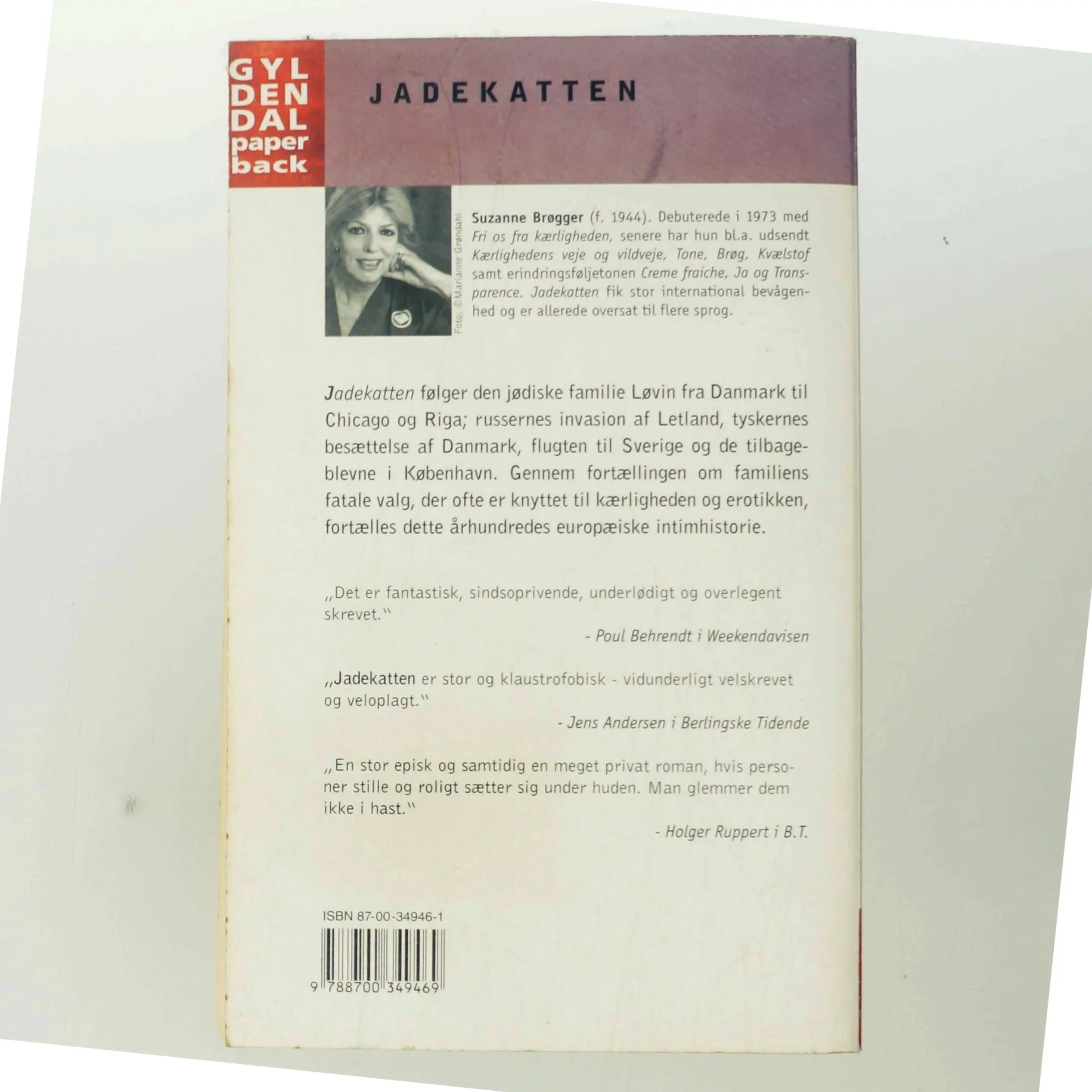 Jadekatten af Suzanne Brøgger (Bog)