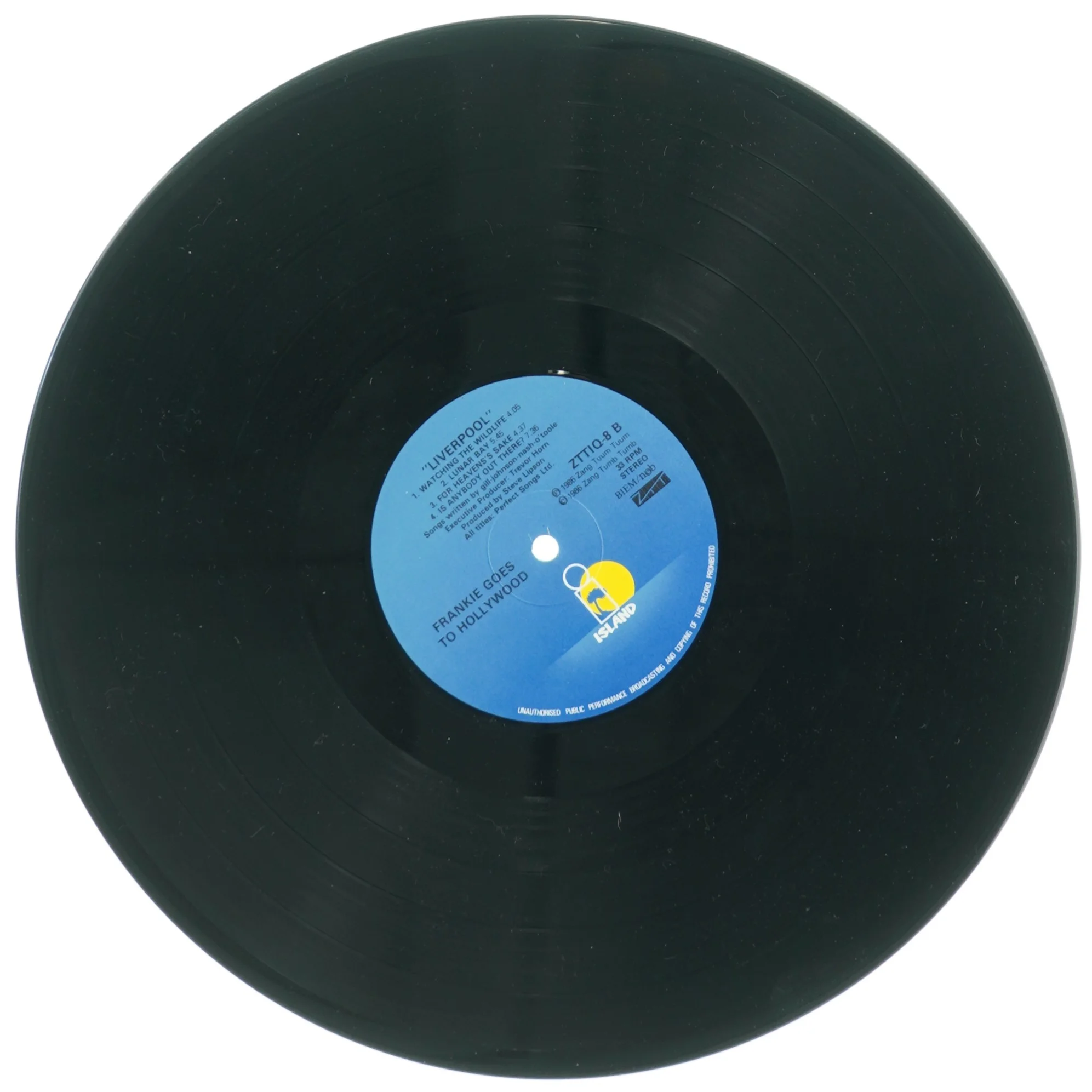 Liverpool med Frankie goes to Hollywood (LP) (str. 31 x 31 cm)