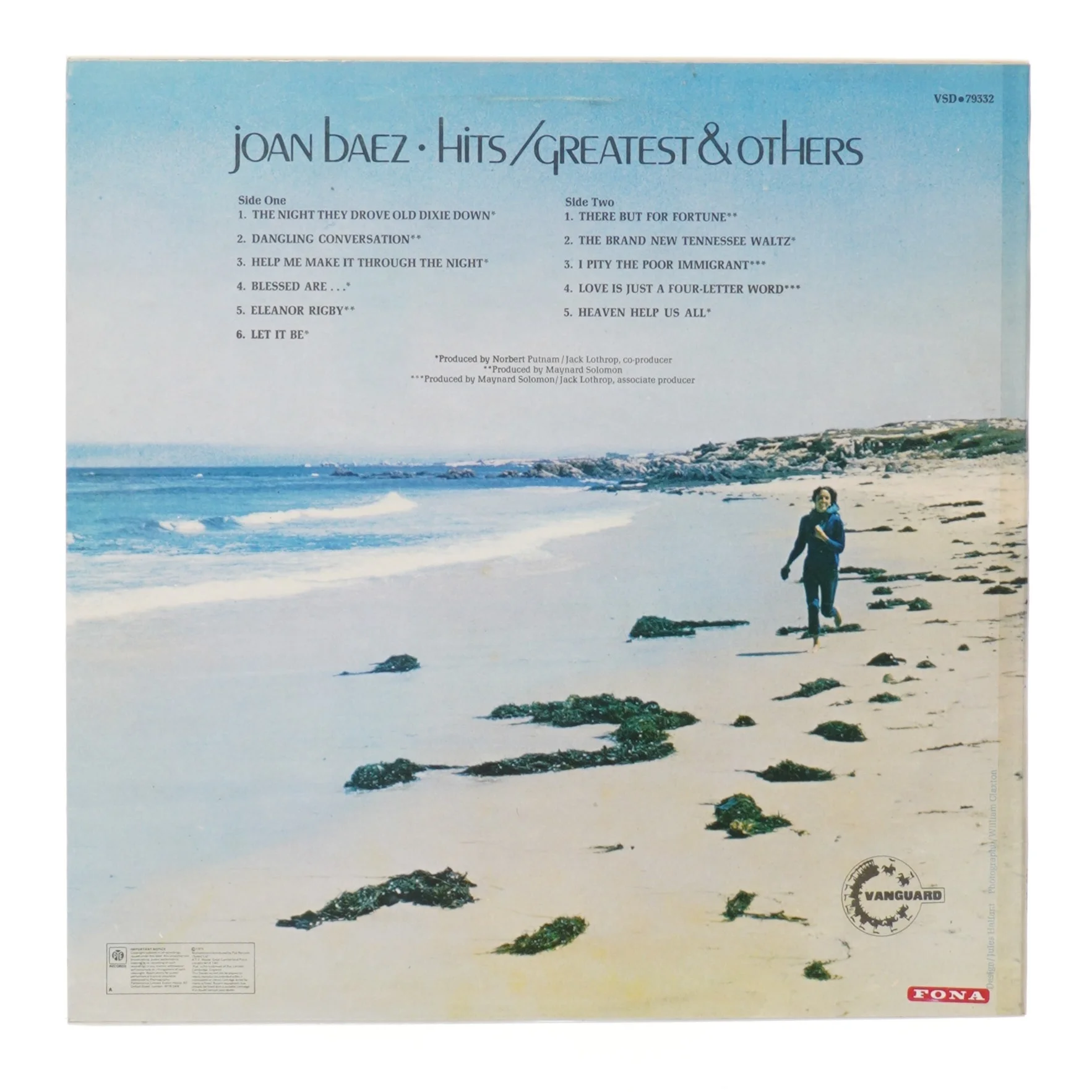 Joan Baez - Hits/Greatest & Others LP fra Vanguard