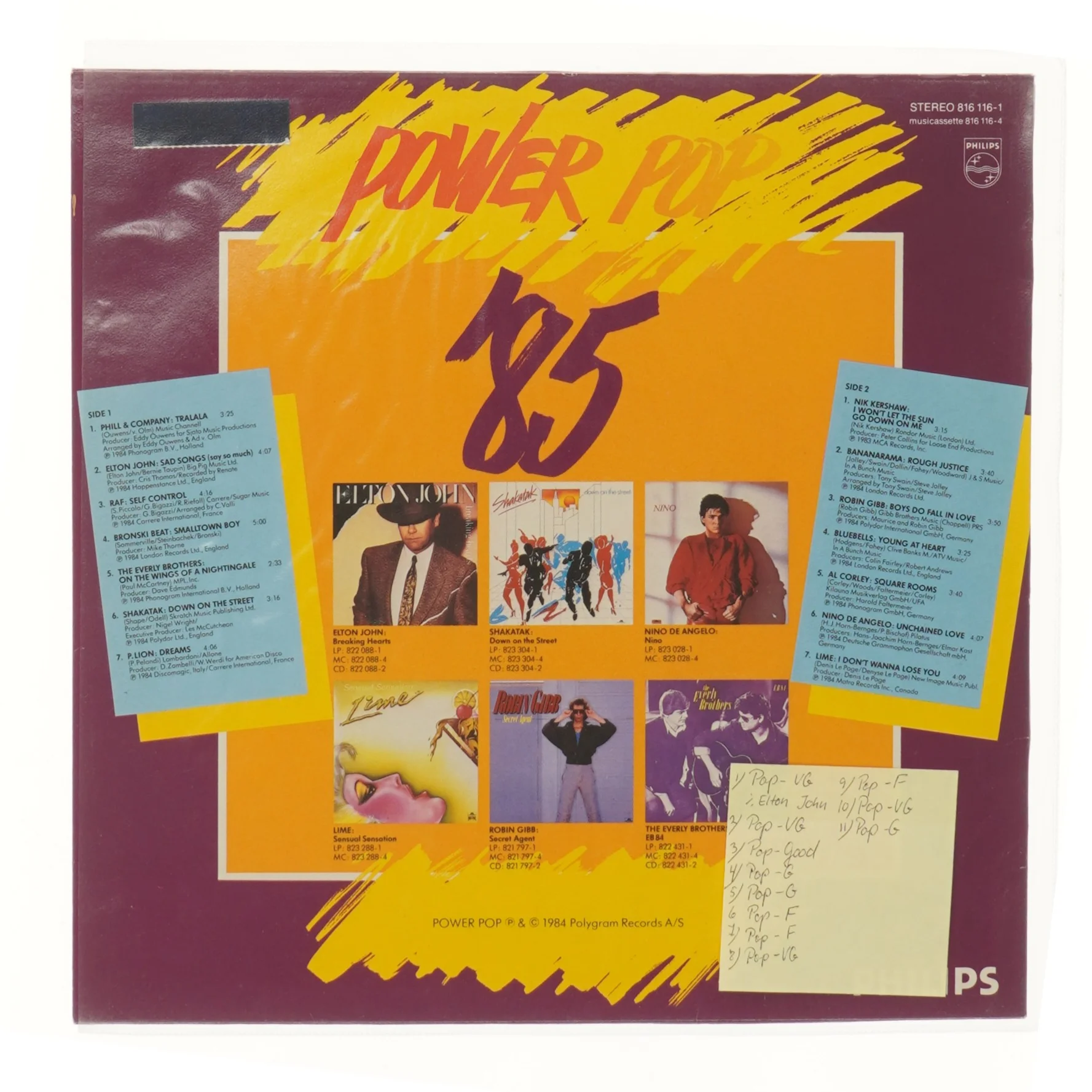 Power Pop '85 LP