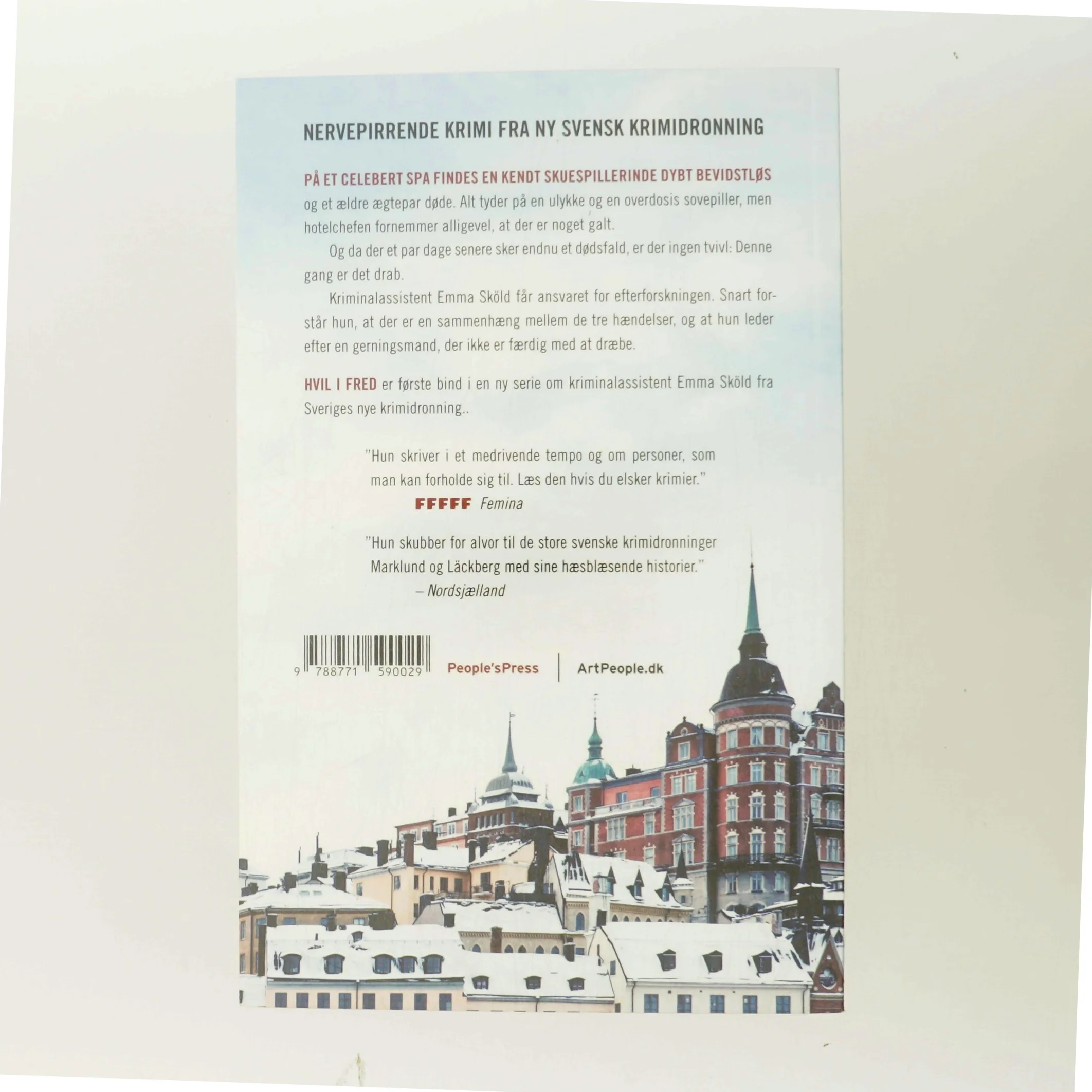 Hvil i fred : krimi af Sofie Sarenbrant (Bog)