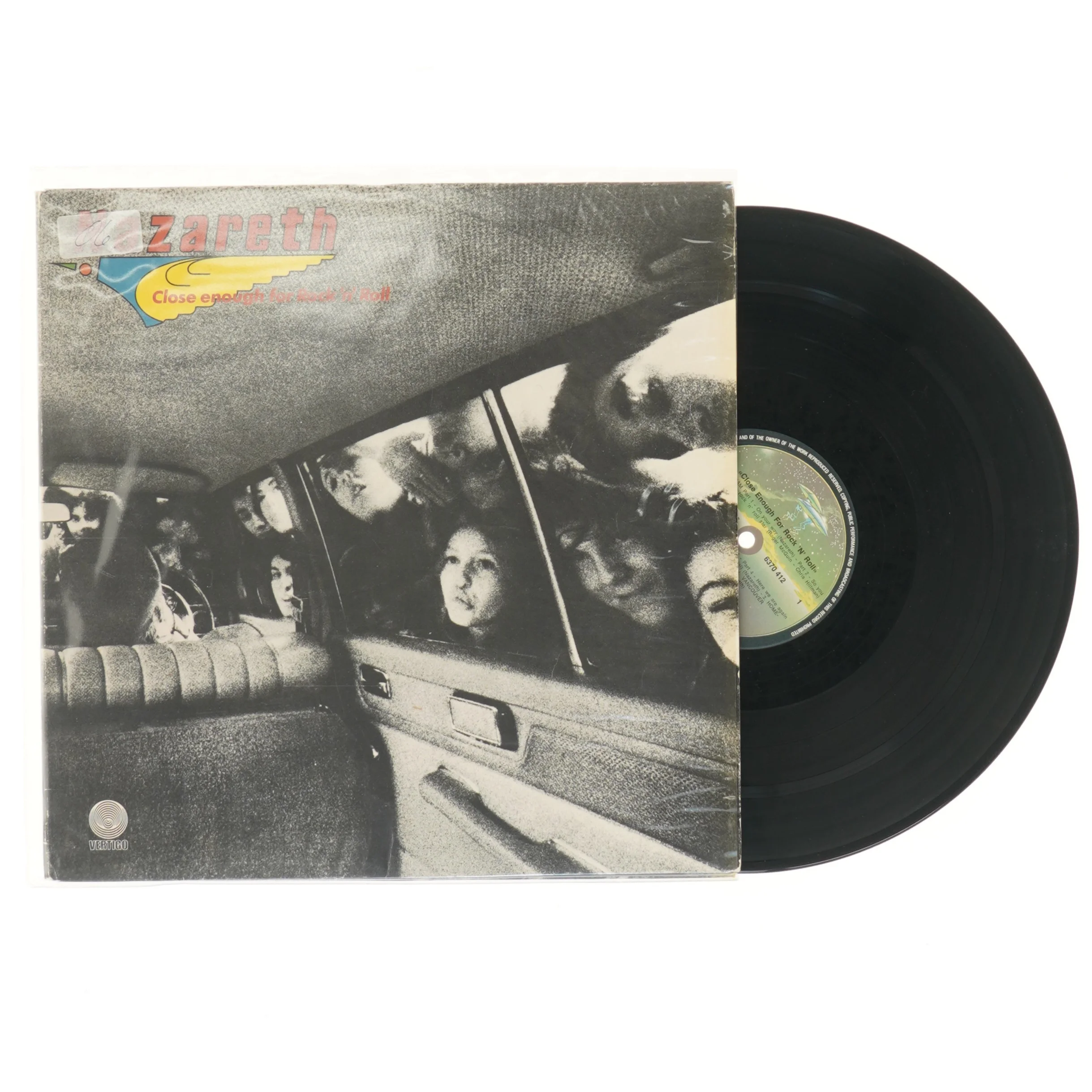 Nazareth LP 'Close Enough for Rock 'n' Roll' fra Nazareth