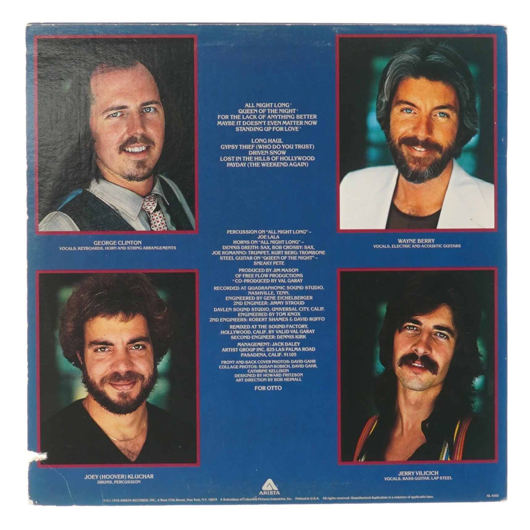 Volunteers LP af George Clinton fra Arista