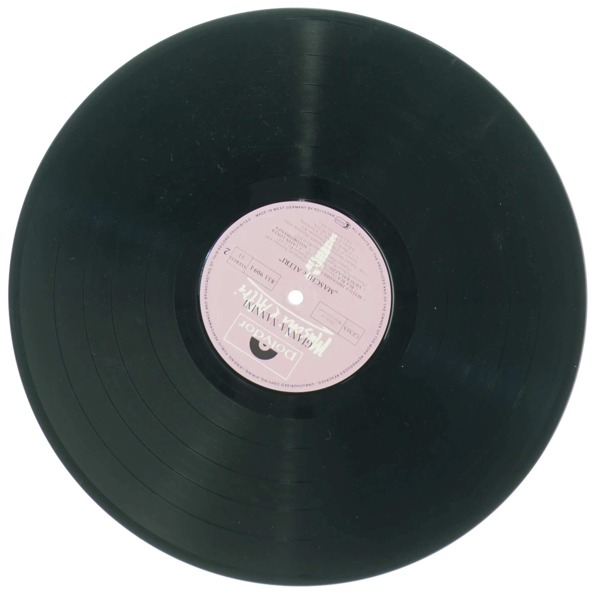 Gianna Nannini - Maschi e Altri Vinyl LP (str. 31 x 31 cm)