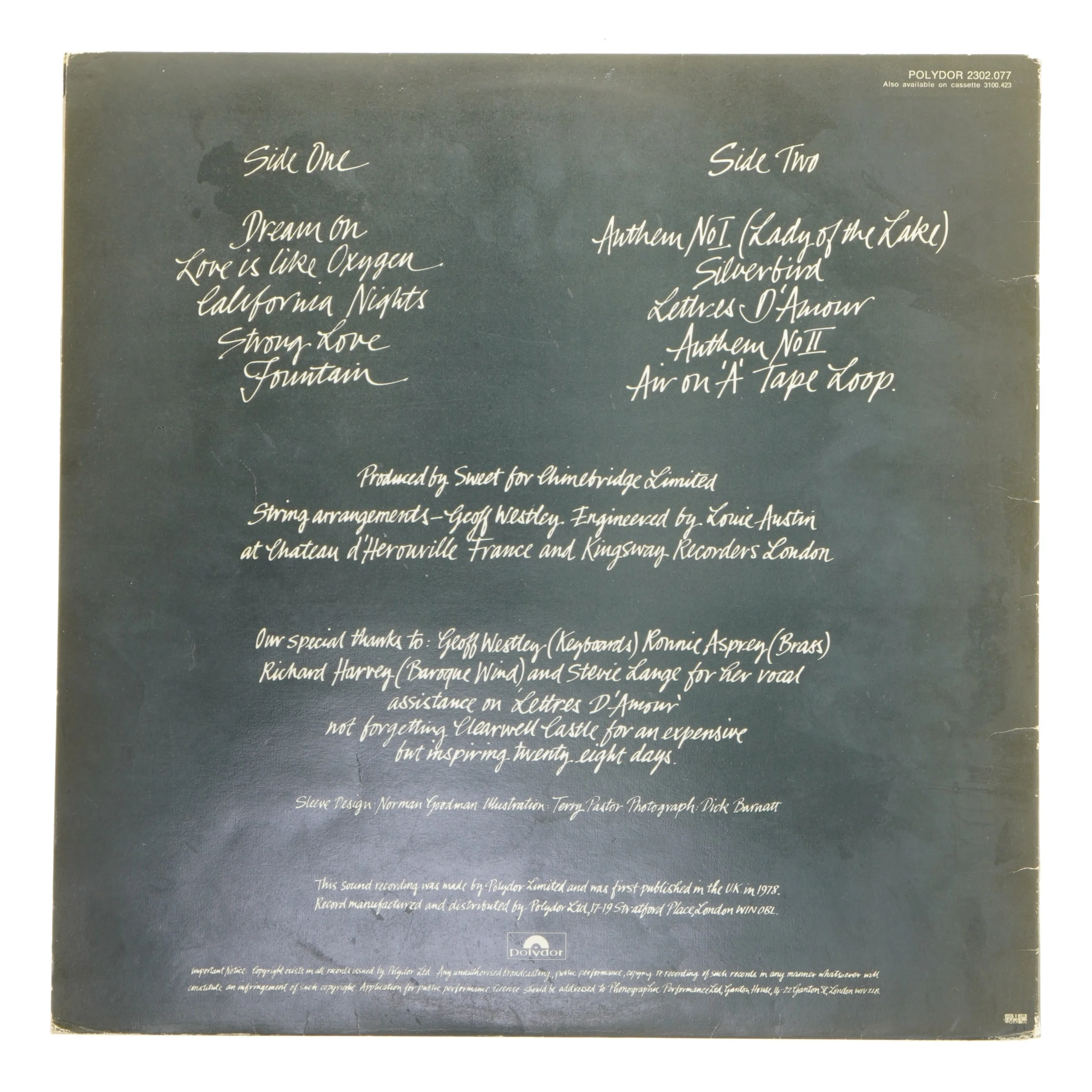 Level Headed album af Sweet fra Sweet