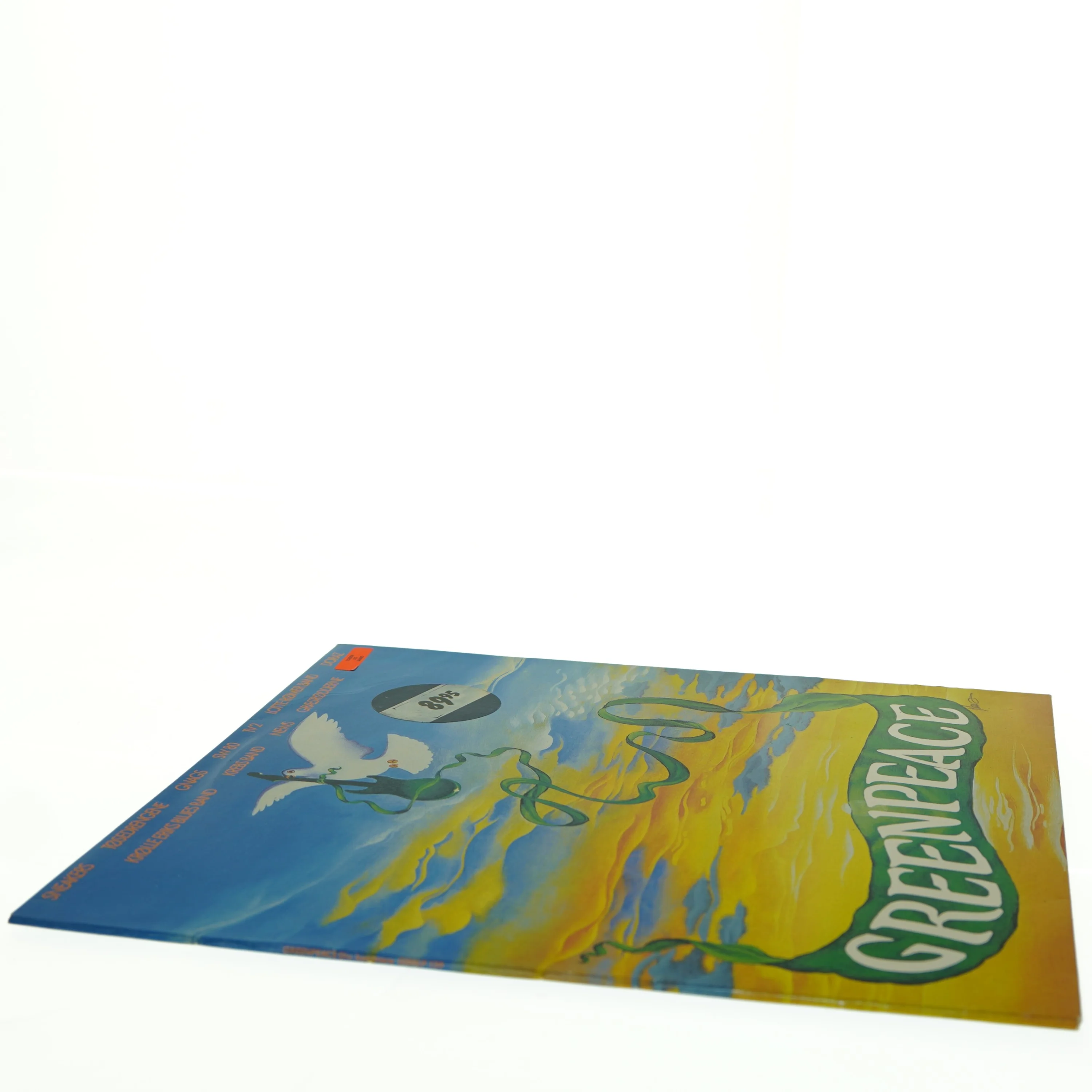 Greenpeace vinylplade fra Greenpeace Records (str. 31 x 31 cm)