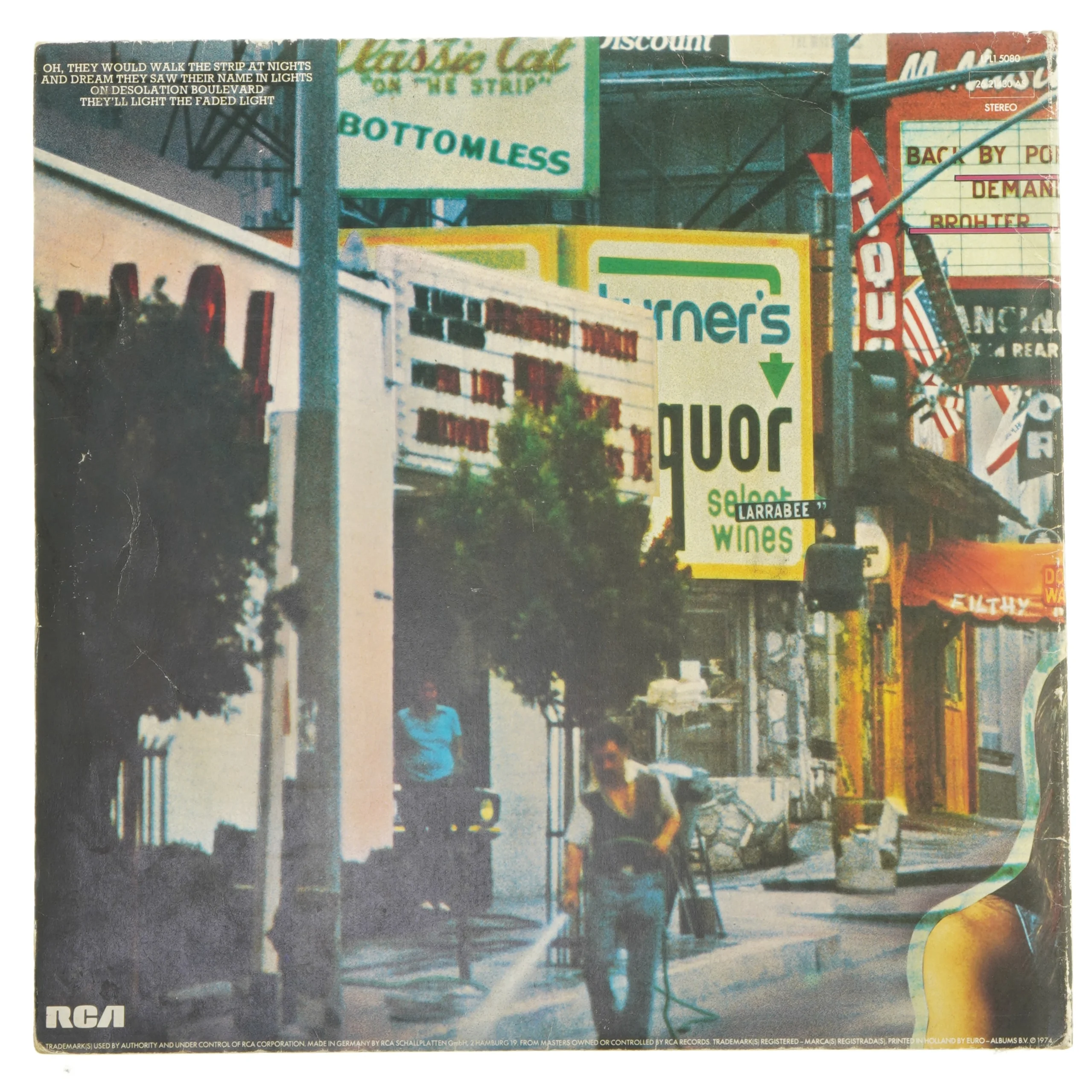 Sweet - Desolation Boulevard vinyl album fra Sweet