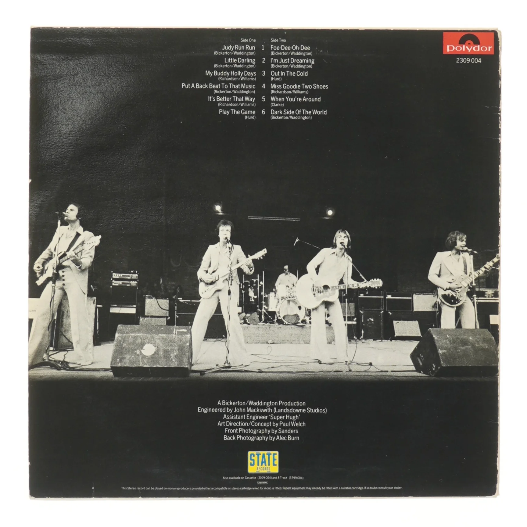 Rubettes vinylplade fra Polydor