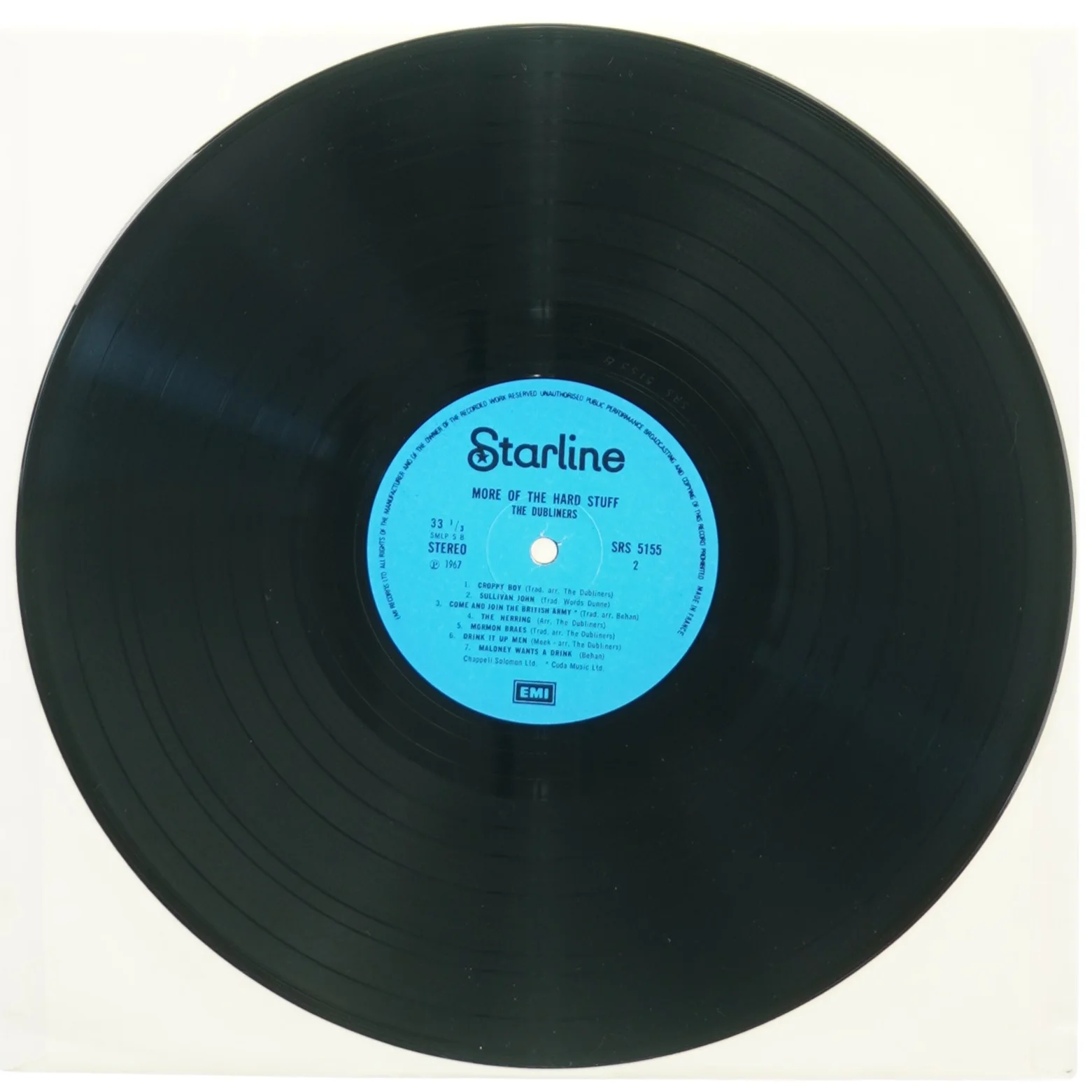 The Dubliners - More of the hard stuff (LP) fra Star Line (str. 30 cm)