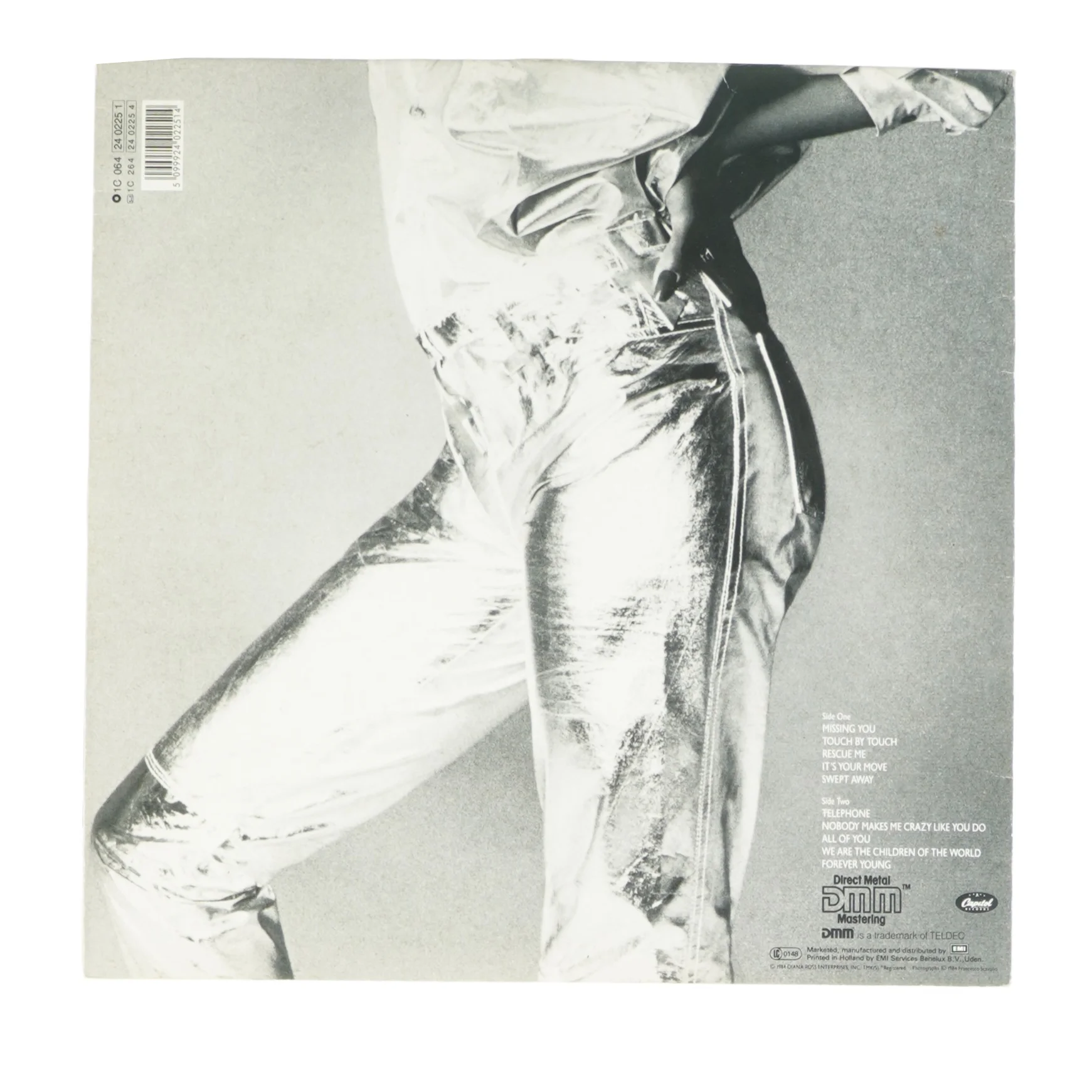 Diana Ross: Swept away (LP) fra Capitol Records (str. 30 cm)