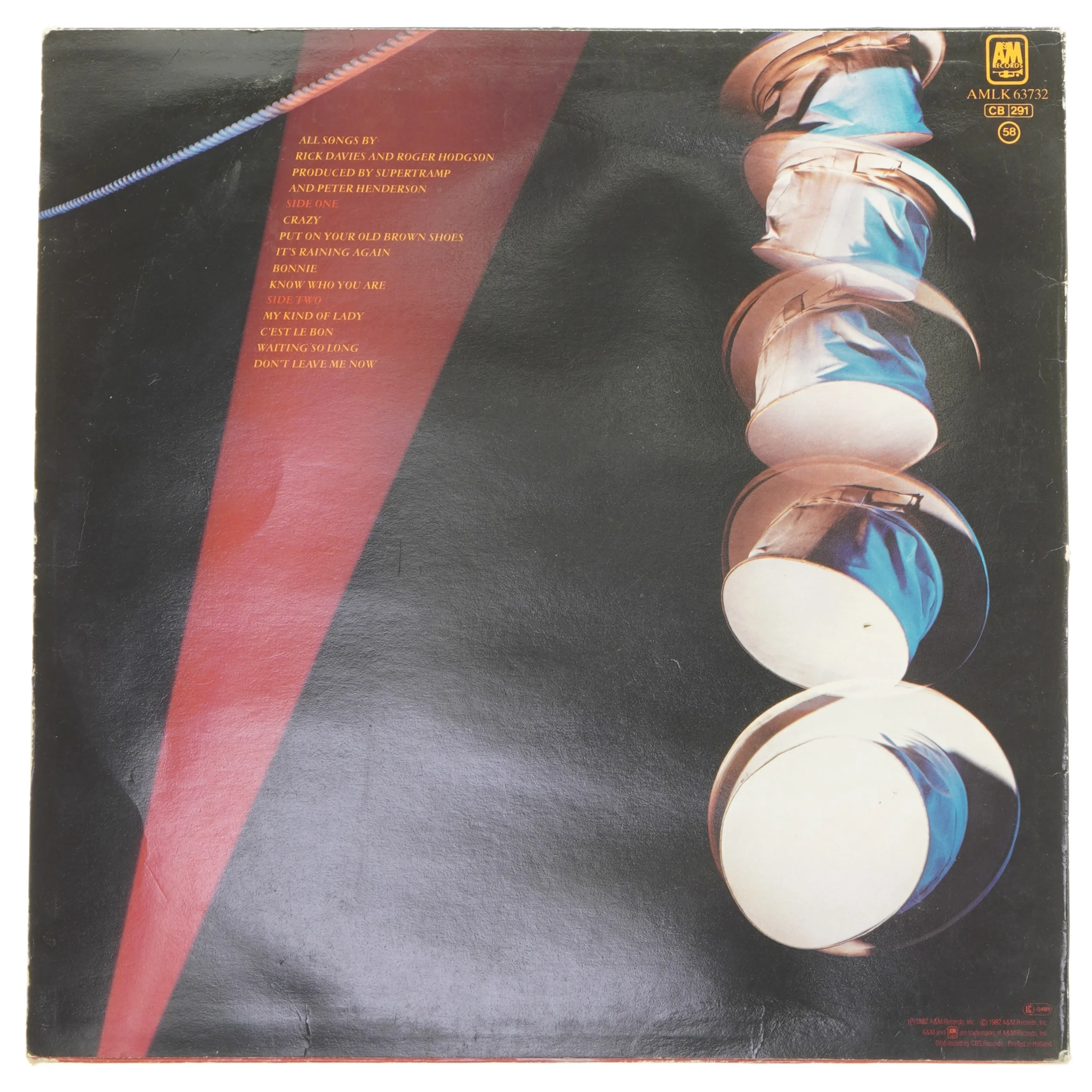 Supertramp vinyl album 'Famous Last Words' fra Supertramp