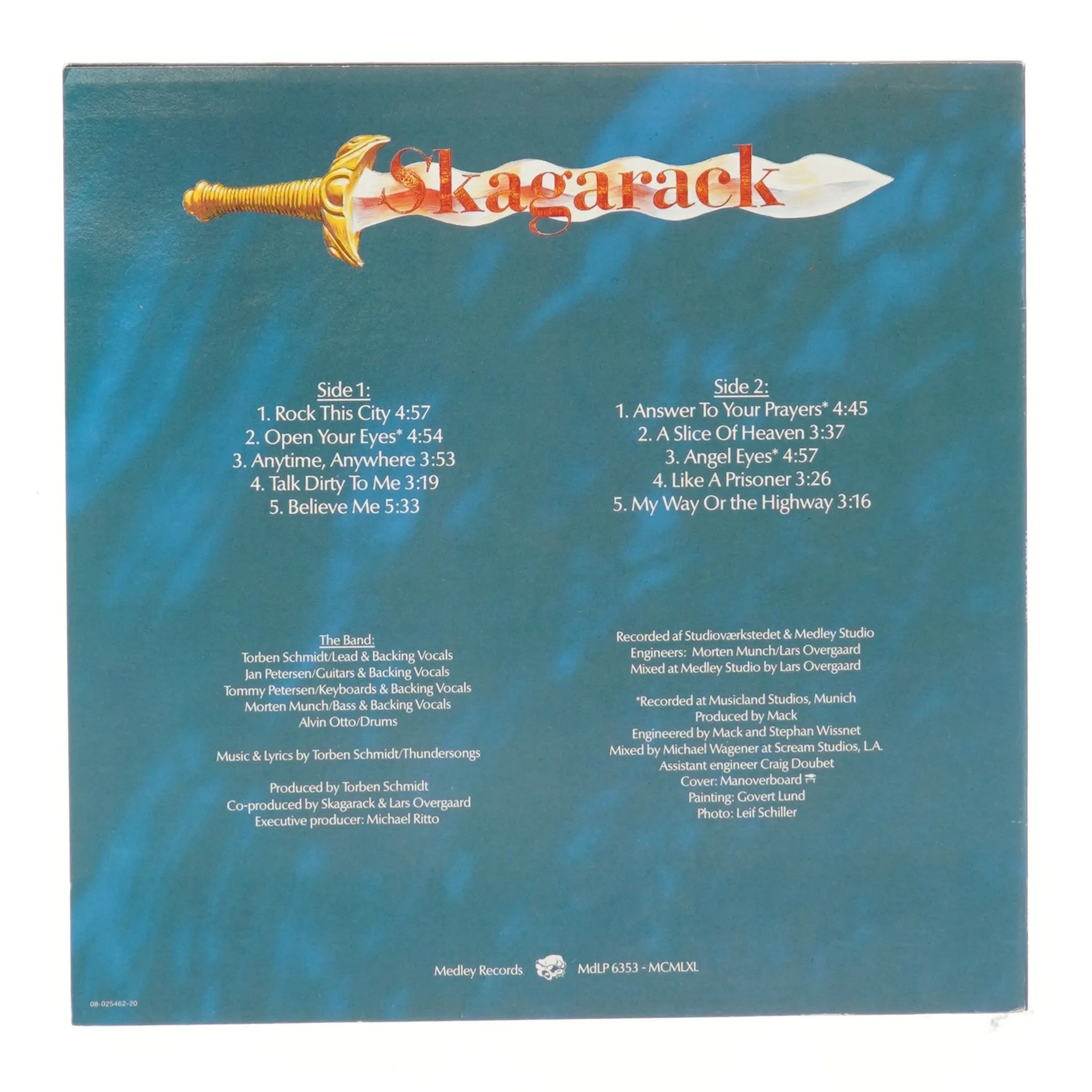 Skagarack LP - A Slice of Heaven fra Medley Records