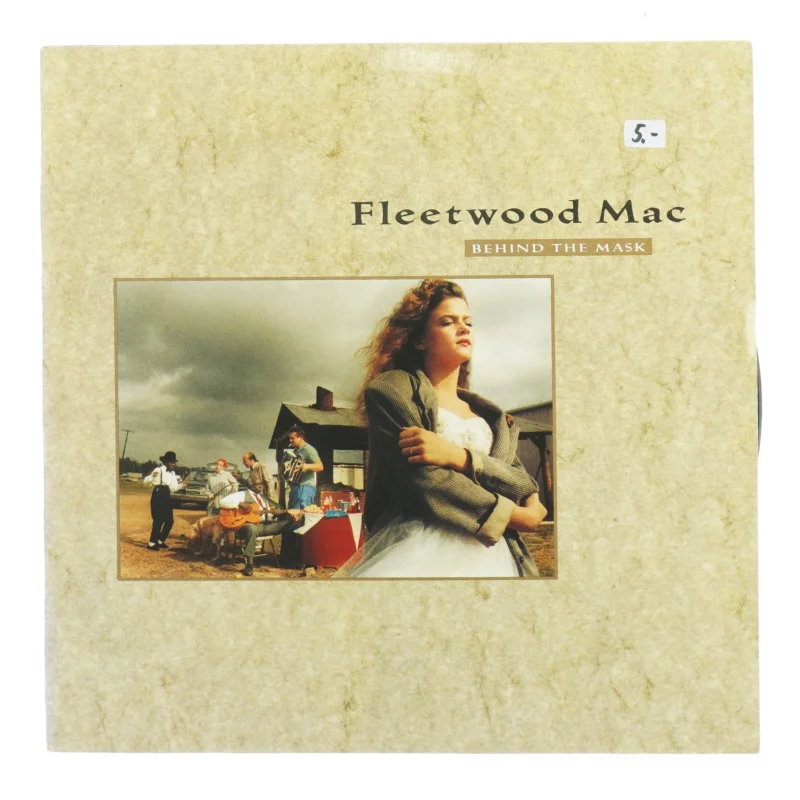 Fleetwood Mac - Behind the Mask LP fra Warner Bros. Records (str. 31 x 31 cm)
