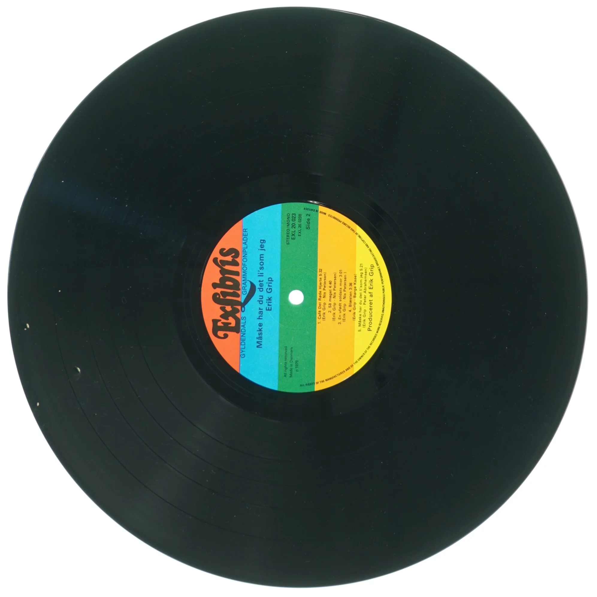 Erik Grip Måske har du det ligesom jeg LPvinylplade (str. 31 x 31 cm)