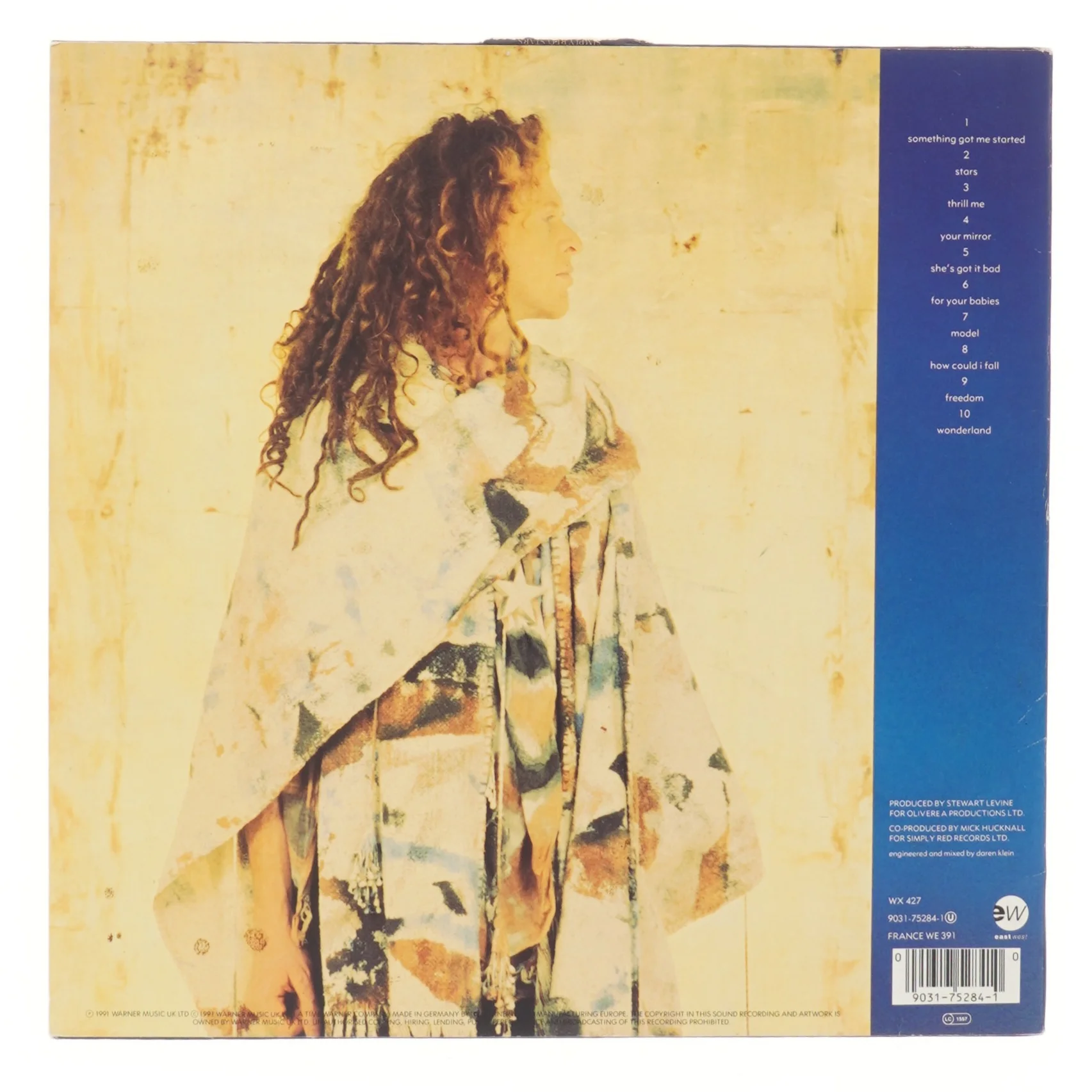 Simply Red 'Stars' vinyl LP fra Simply Red