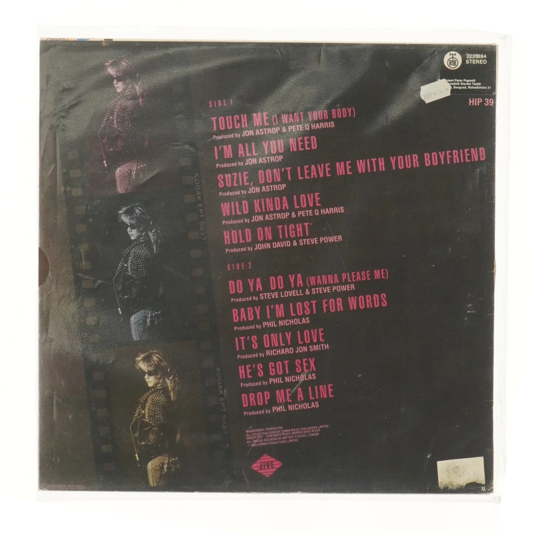 Samantha Fox - Touch Me LP