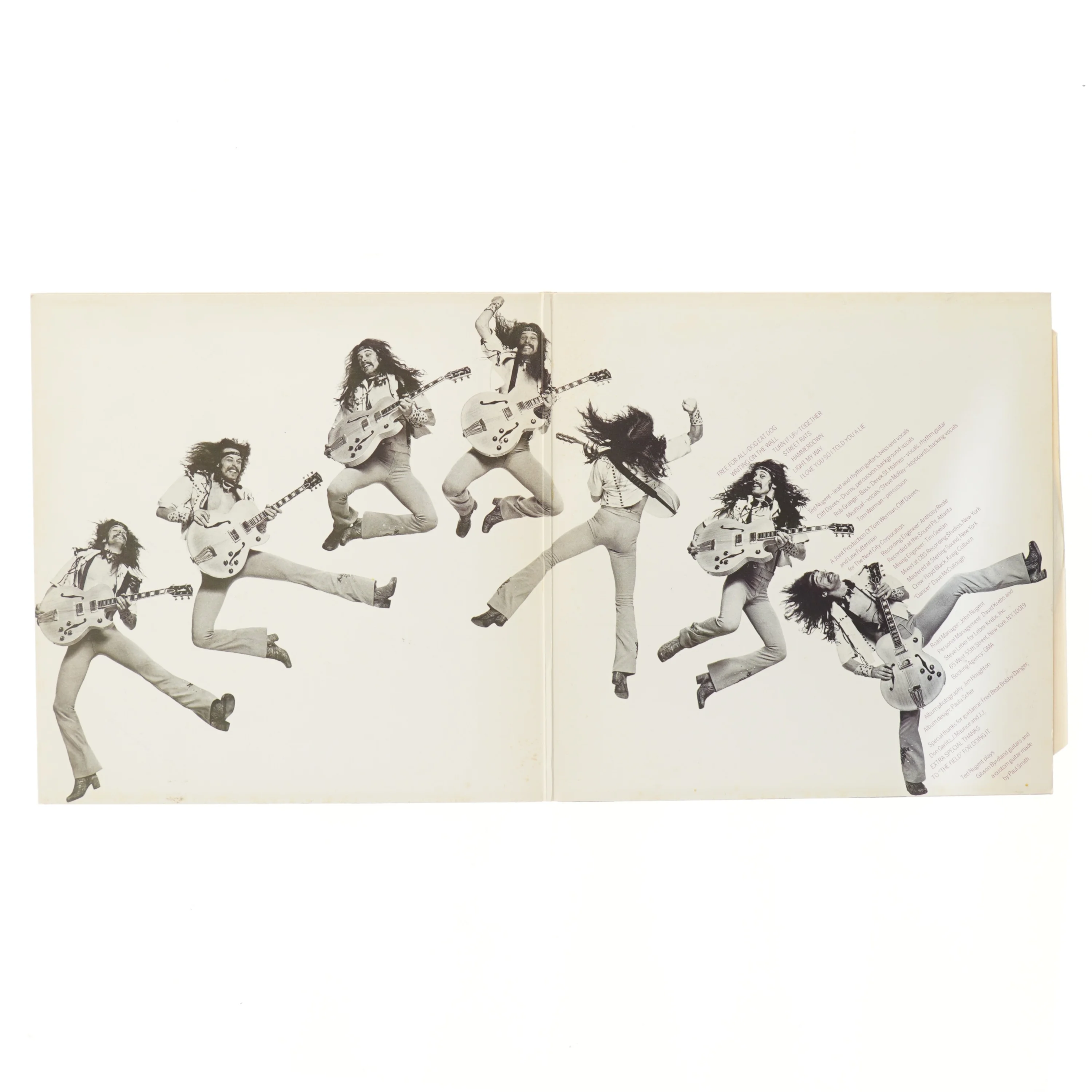 Ted Nugent - Free-for-All LP fra Epic Records