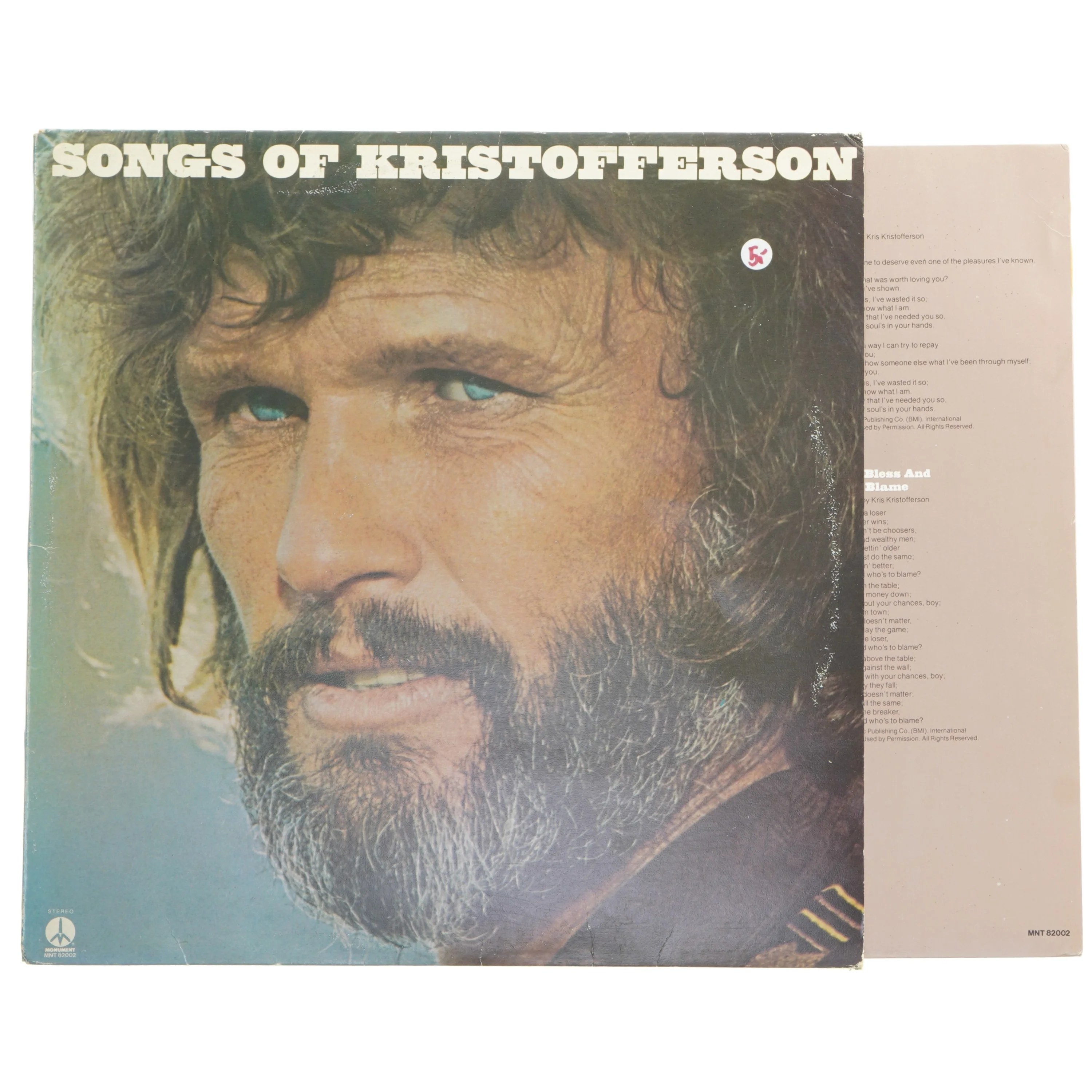 Kris Kristofferson LP album fra Kris Kristofferson