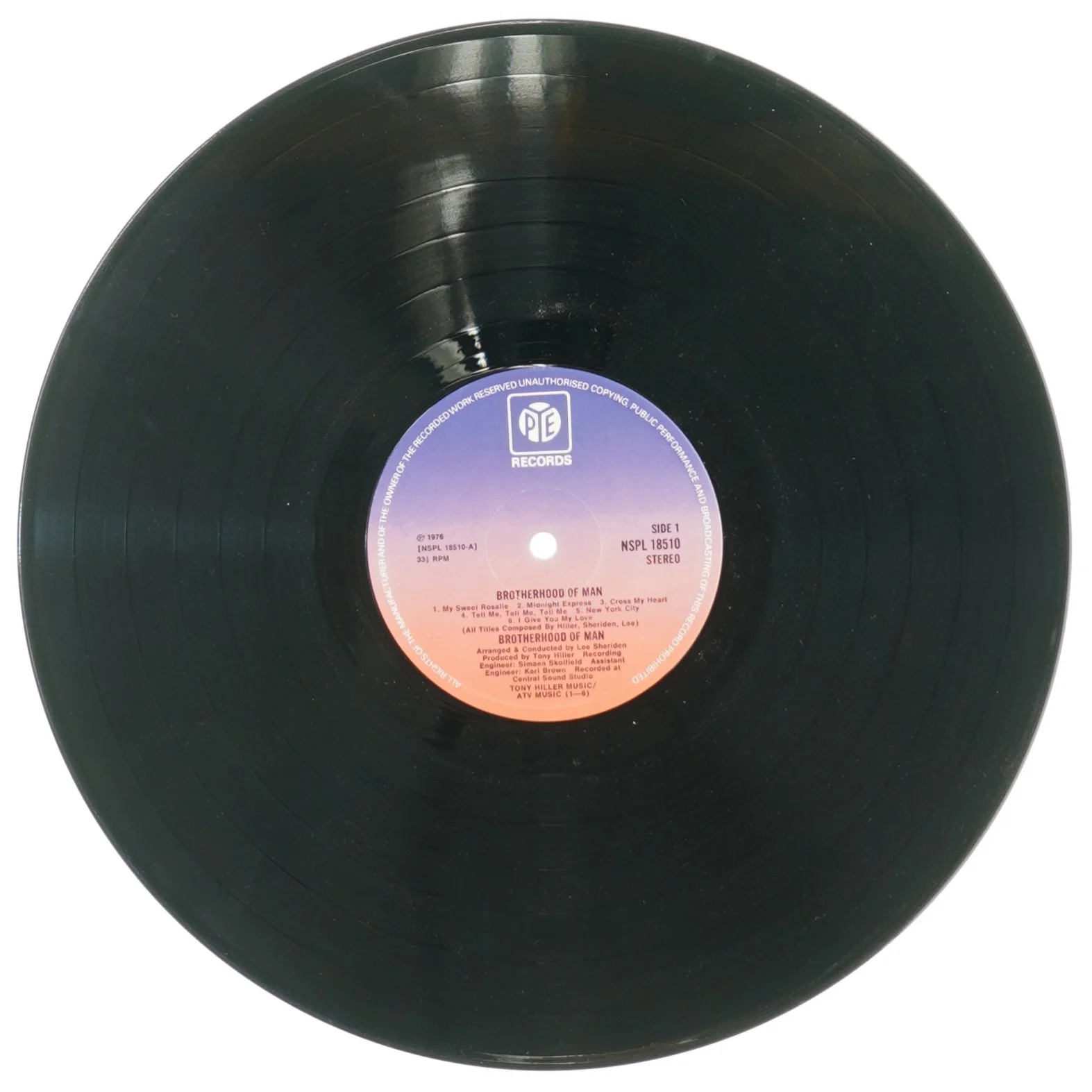 Brotherhood of man fra Pe Records (str. 30 cm)