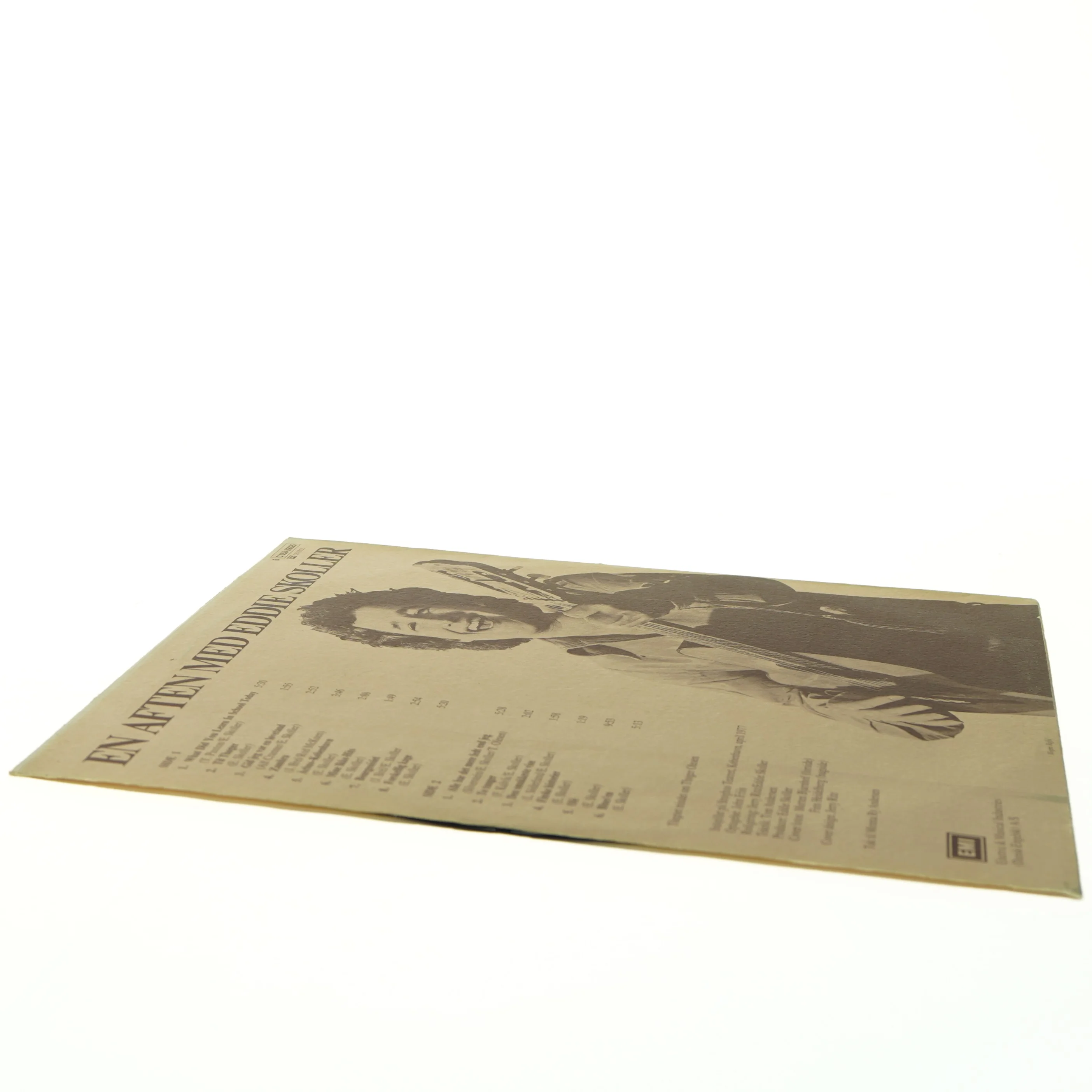 Eddie Skoller En aften med LP (str. 31 x 31 cm)