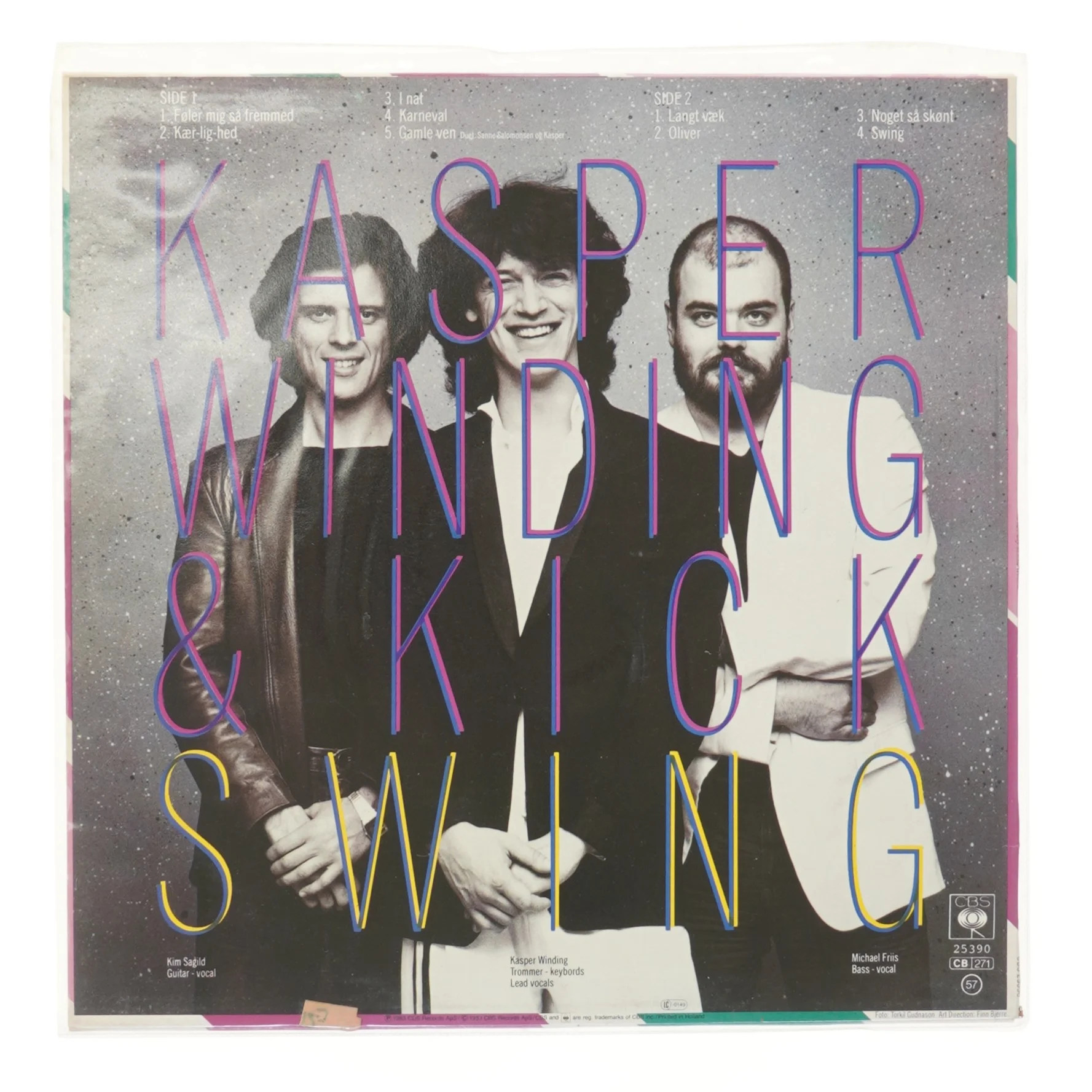 Kasper Winding LP - Kick Swing fra CBS