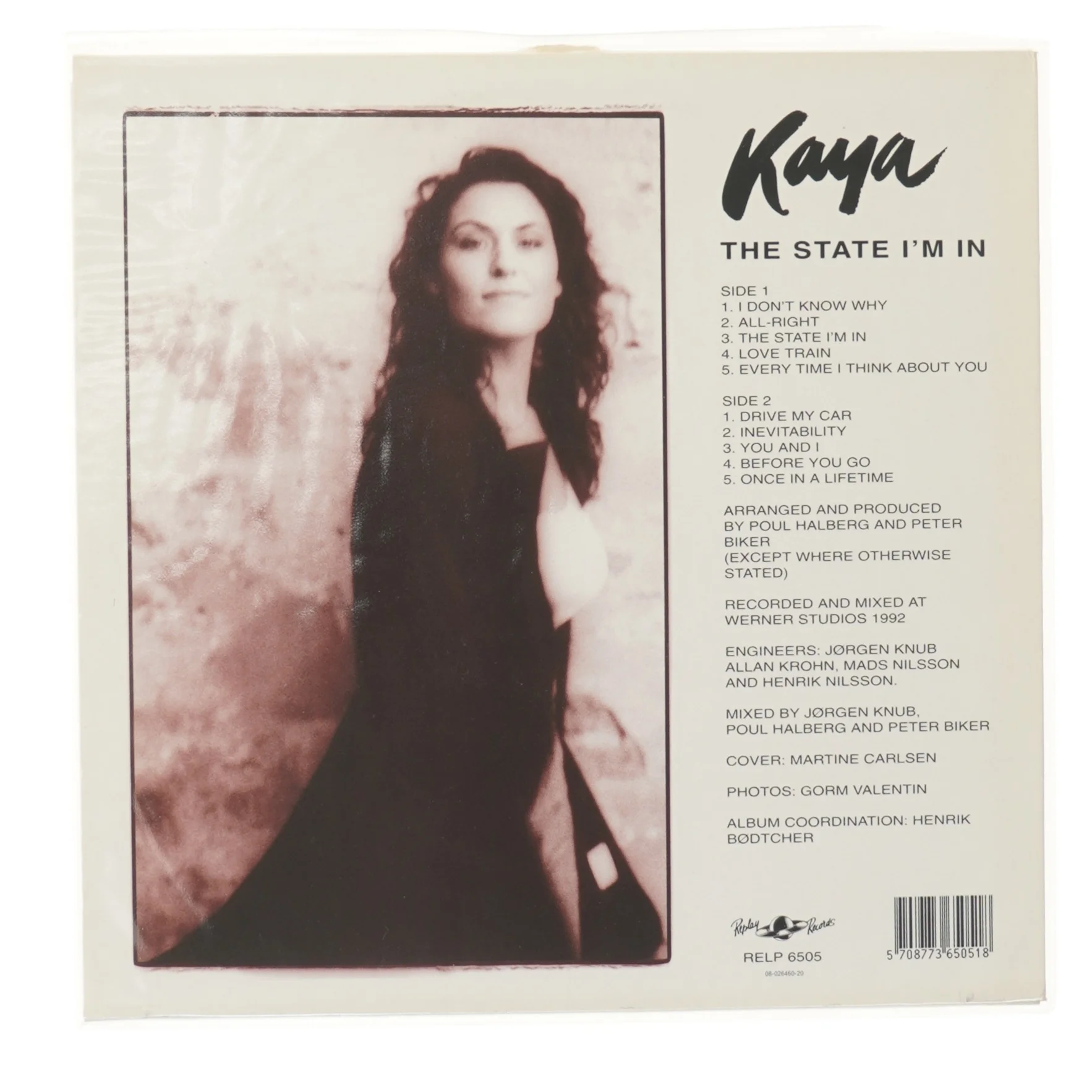 Vinylplade - Kaya: The State I'm In