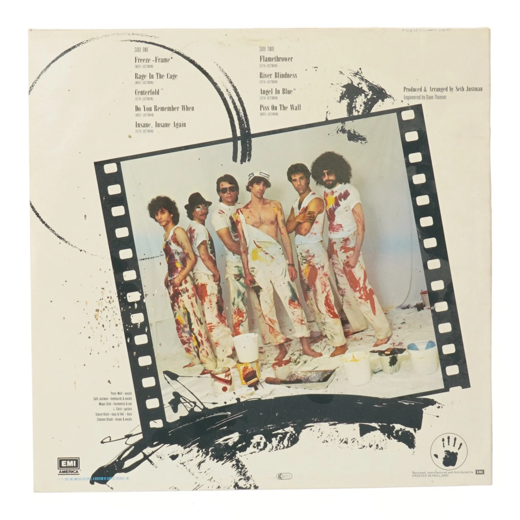 Freeze Frame albummet af The J. Geils Band fra EMI America