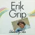 Erik Grip Skærver og skrå LP- Vinylplade fra Exlibris (str. 31 x 31 cm)