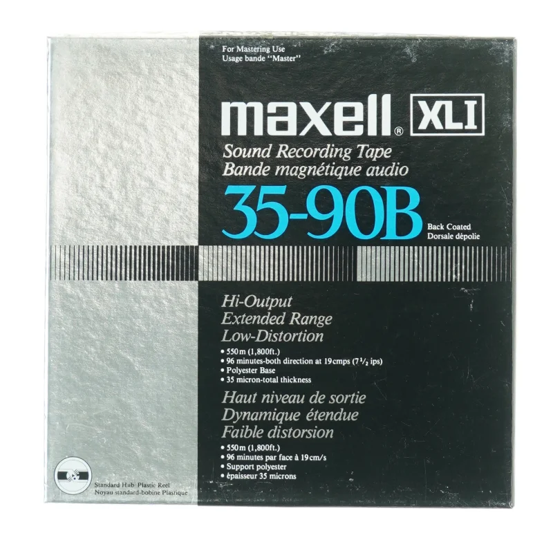 Maxell XLI 35-90B Type II spolebånd (str. 18 x 18 cm)