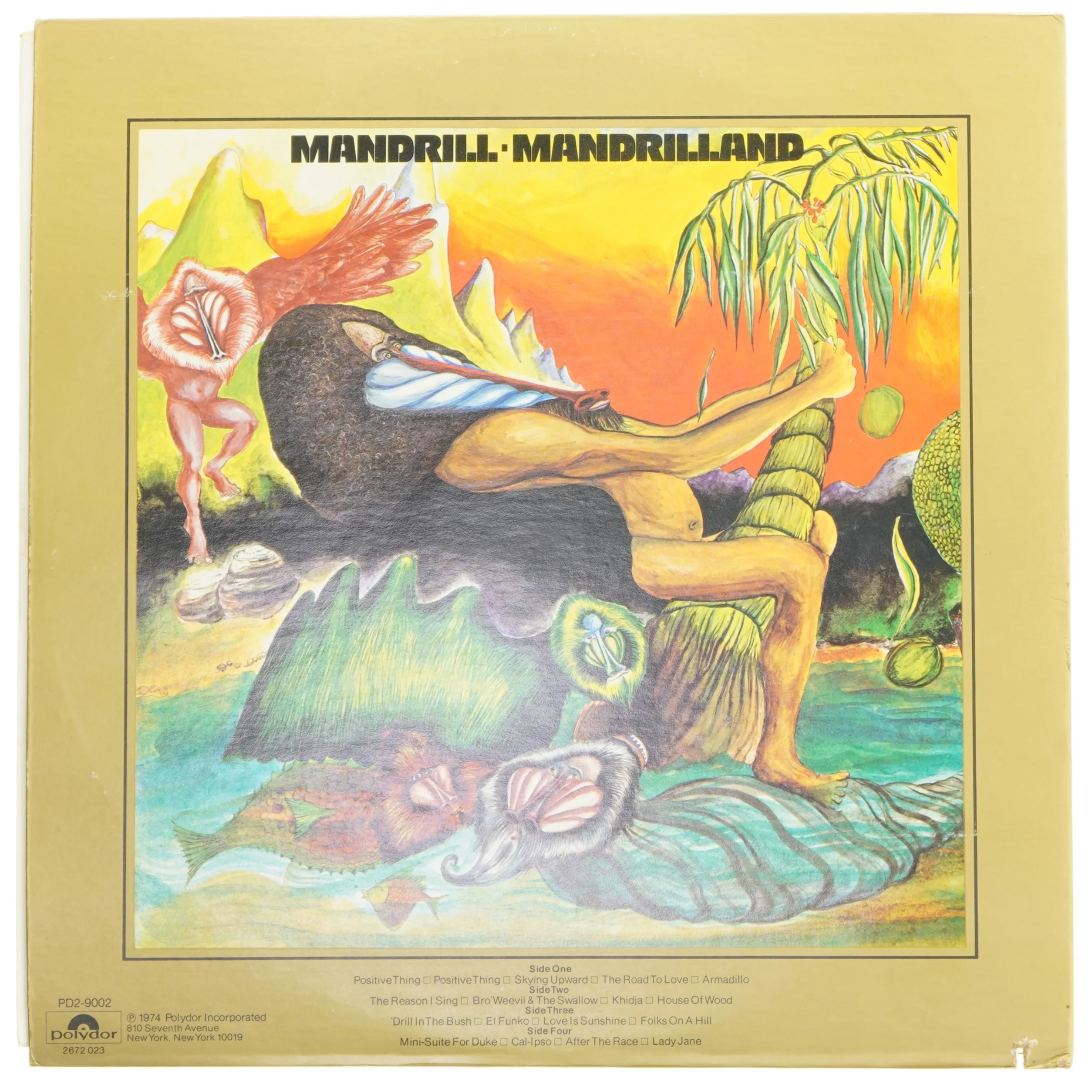 LP album Mandrill - Mandrill Land