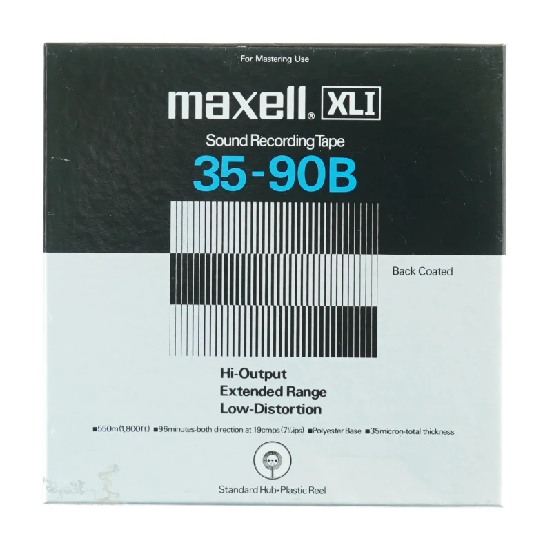 Maxell XLI 35-90B Audio Tape fra Maxell (str. 18 x 18 cm)