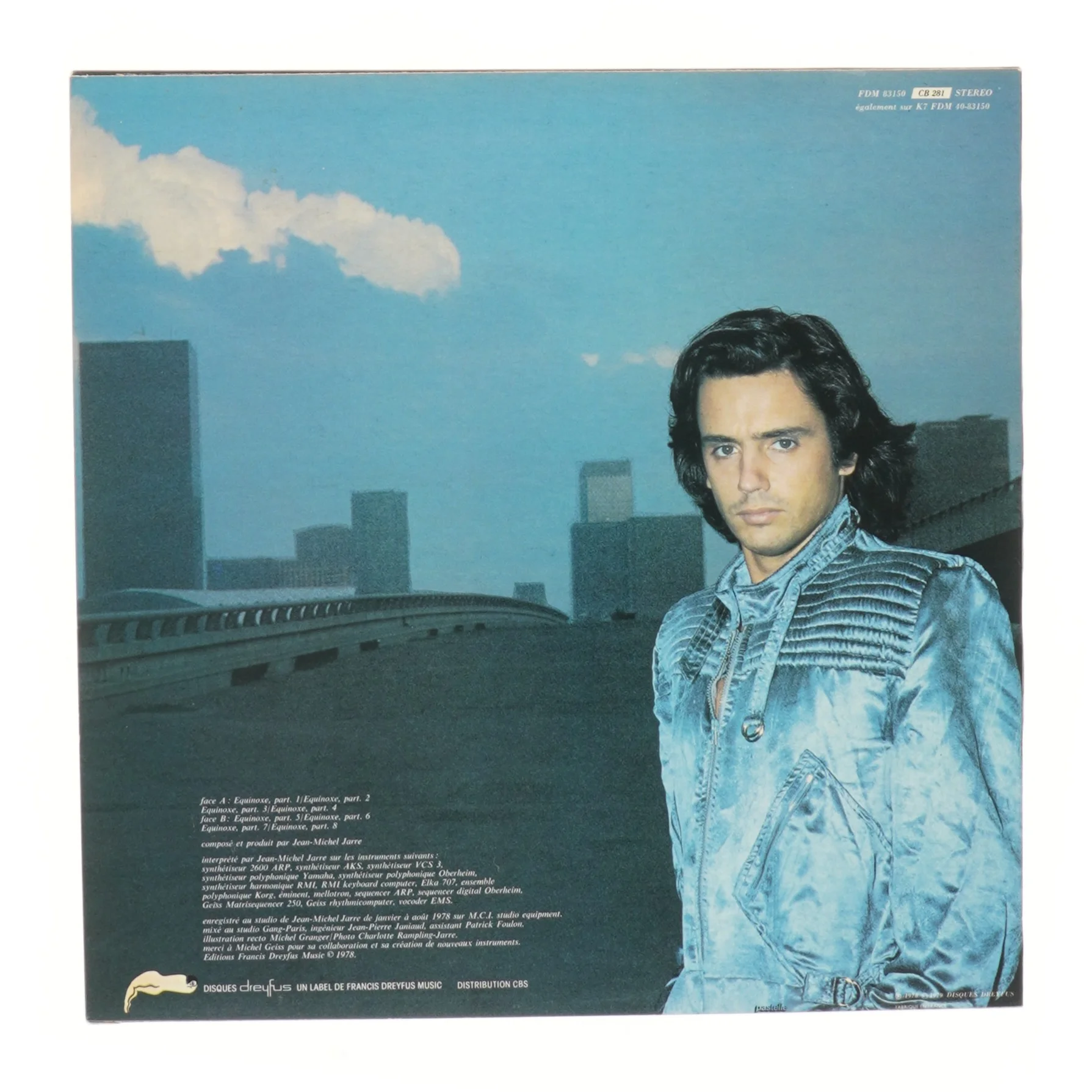 Jean Michel Jarre - Equinoxe vinyl album fra Jean Michel Jarre