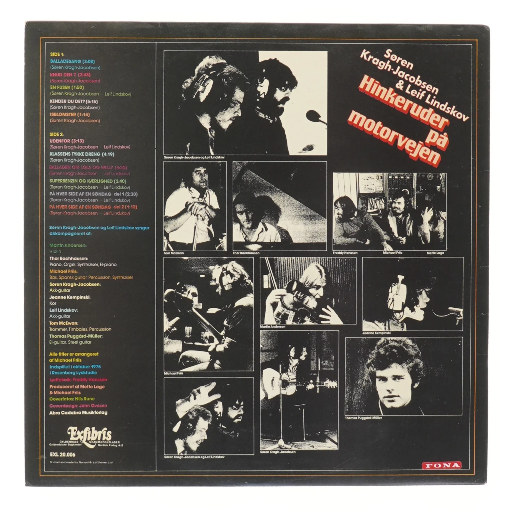 Albumcover - Hinkeruder på motorvejen