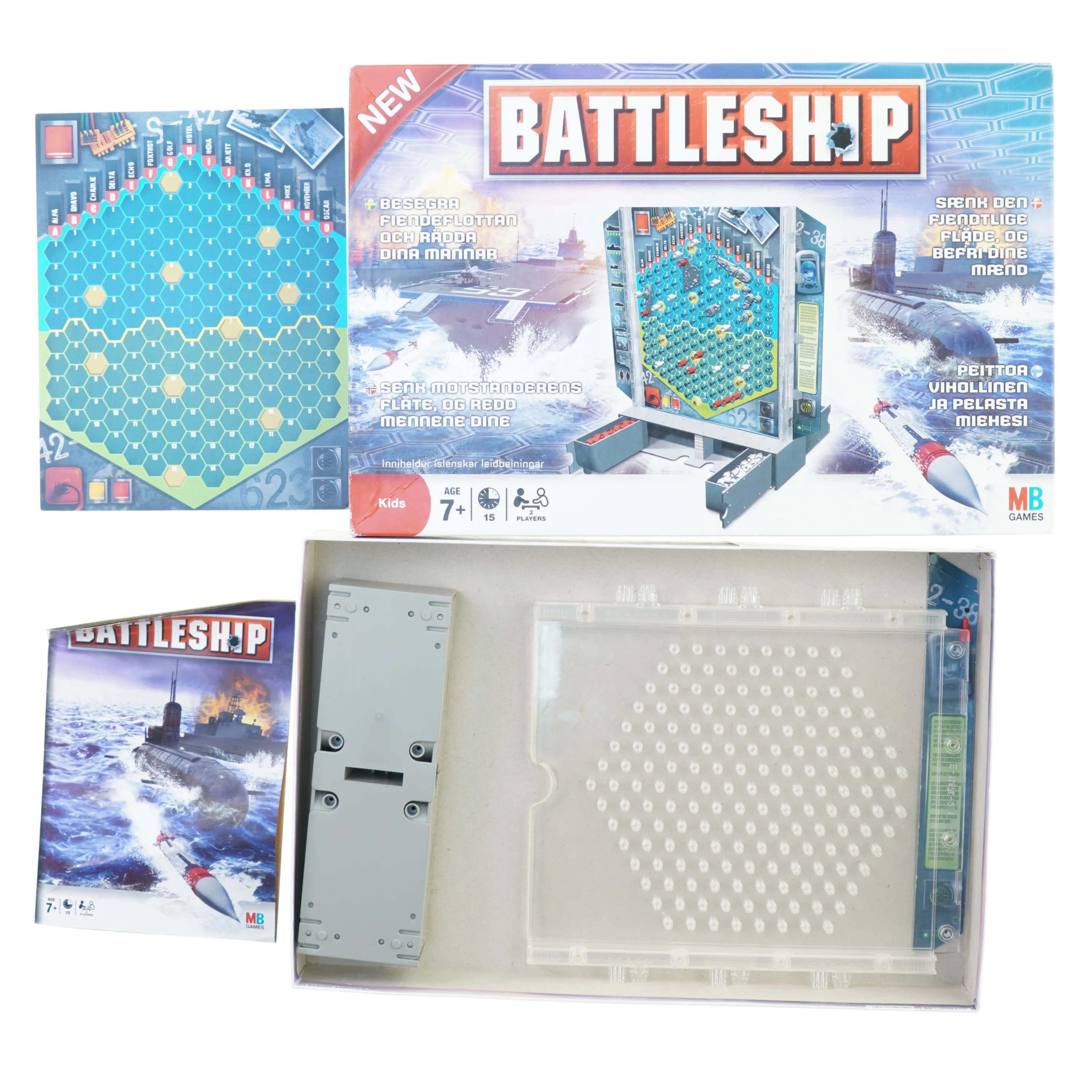 Battleship fra Mb Games (str. 40 x 26 x 5 cm)