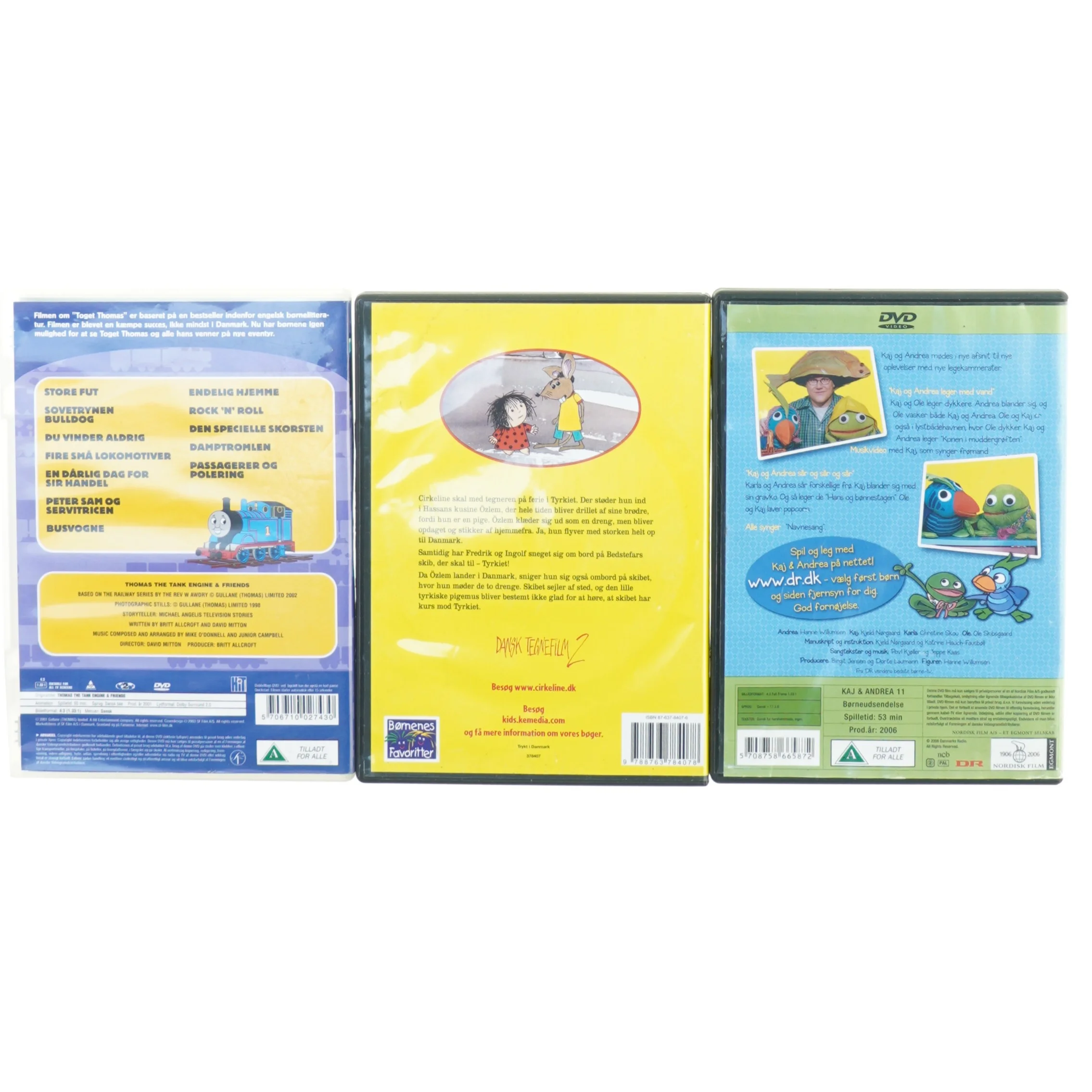 Blandede børnefilm (str. 19 x 13 cm)