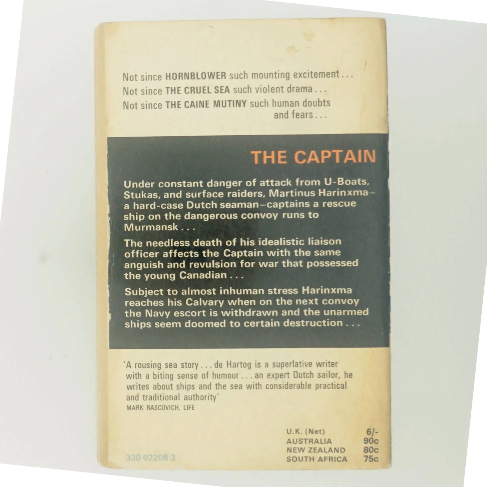 The Captain af Jan de Hartog fra PAN Books