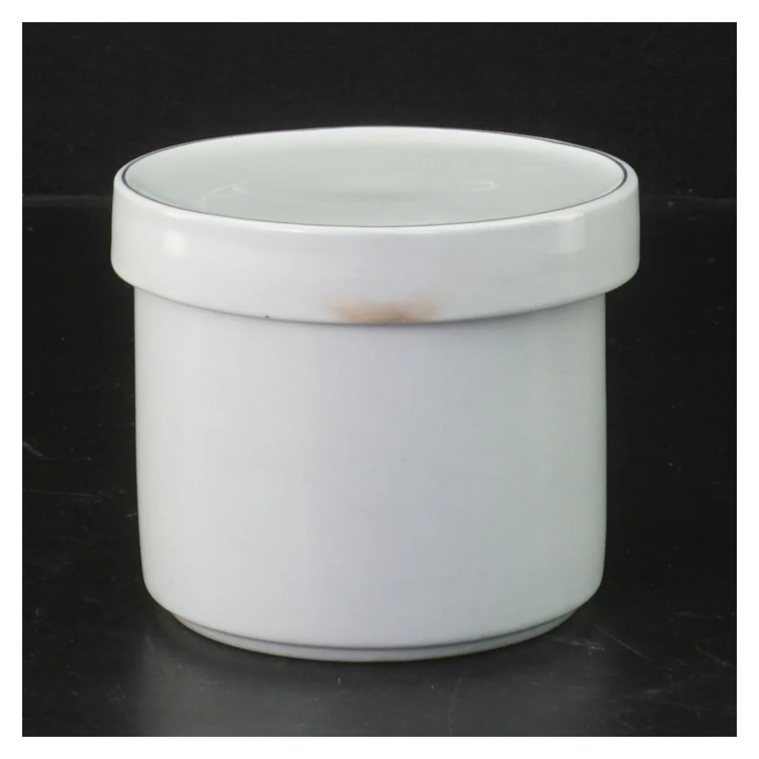 Keramikkrukke med låg fra Royal Copenhagen (str. 8x9 cm)