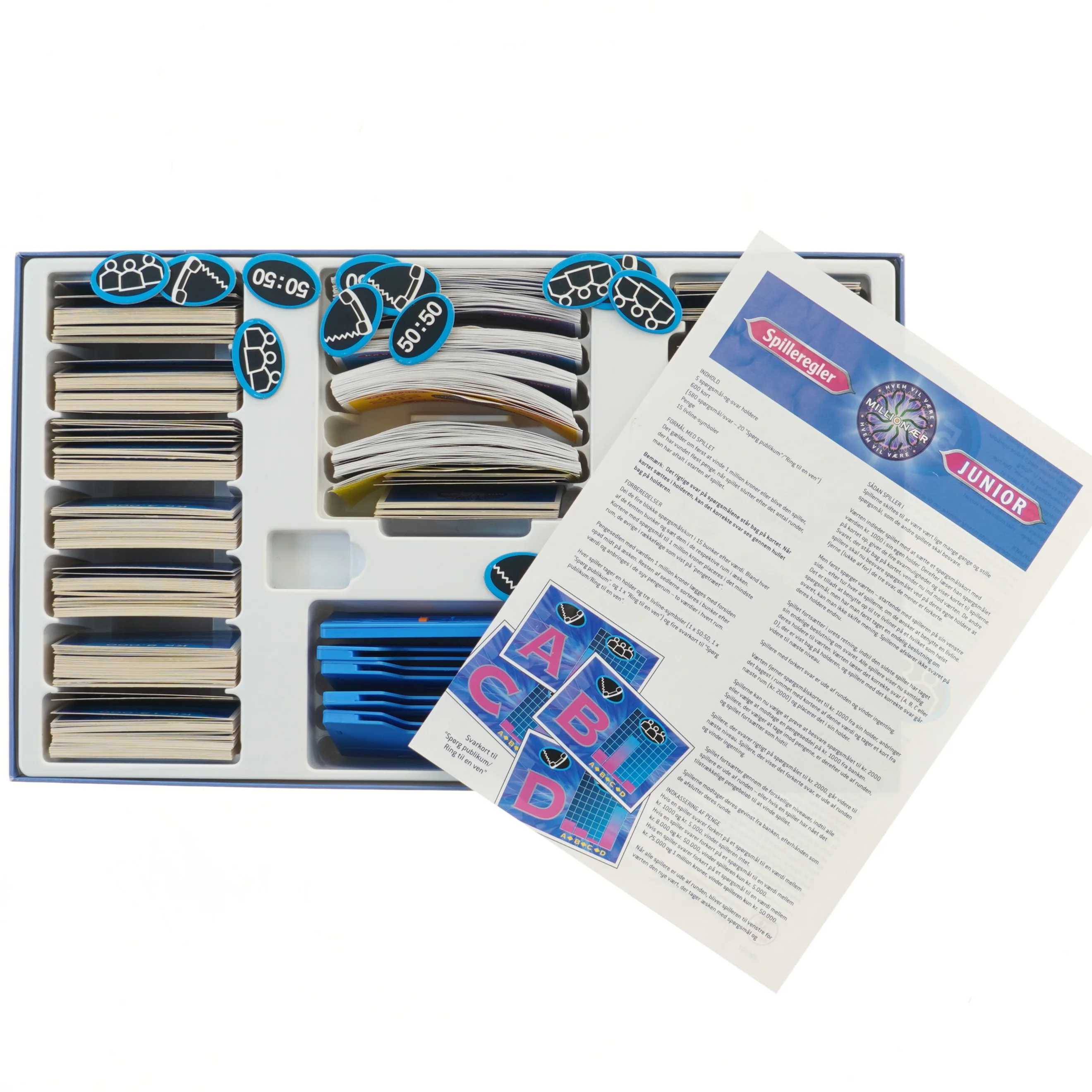 Millionær Junior brætspil fra Danspil (str. 43,5x26 cm)