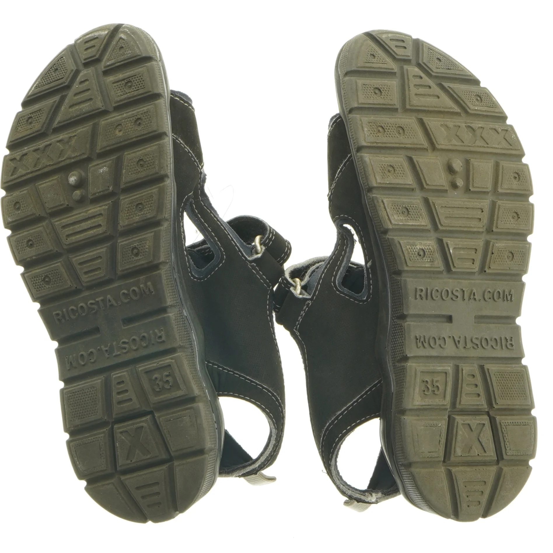 Sorte sandaler (str. 35)