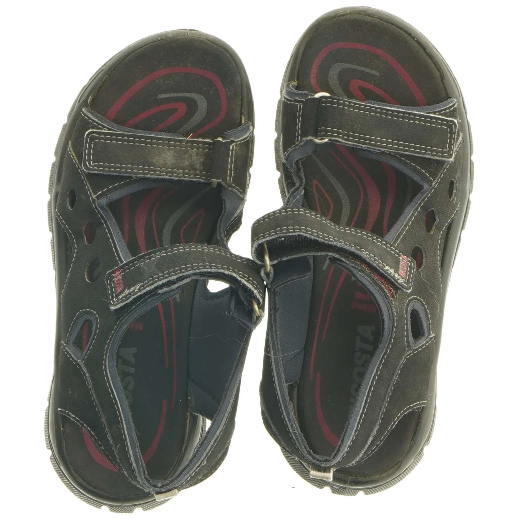 Sorte sandaler (str. 35)