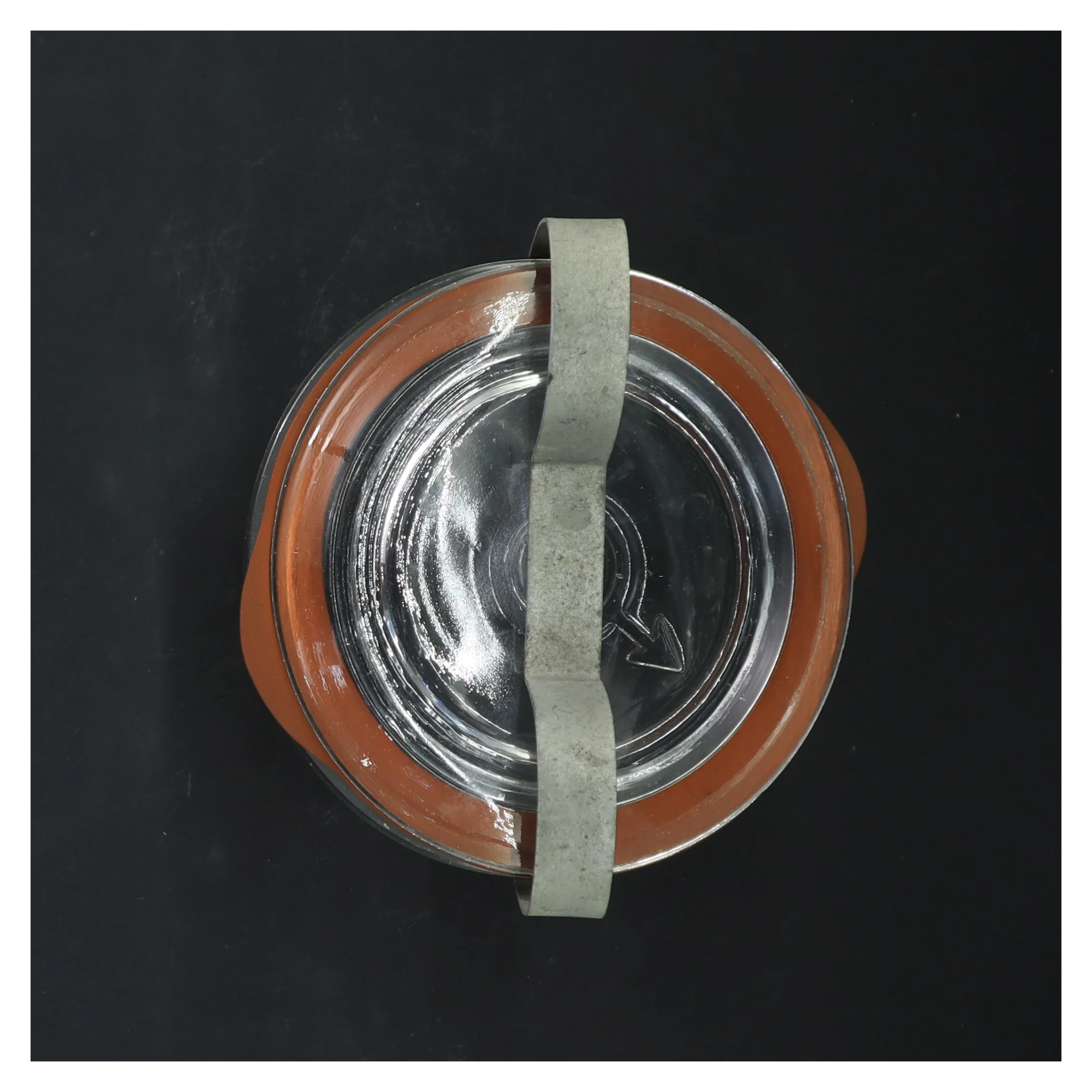 Glasbeholder med låg (str. 13x15 cm)