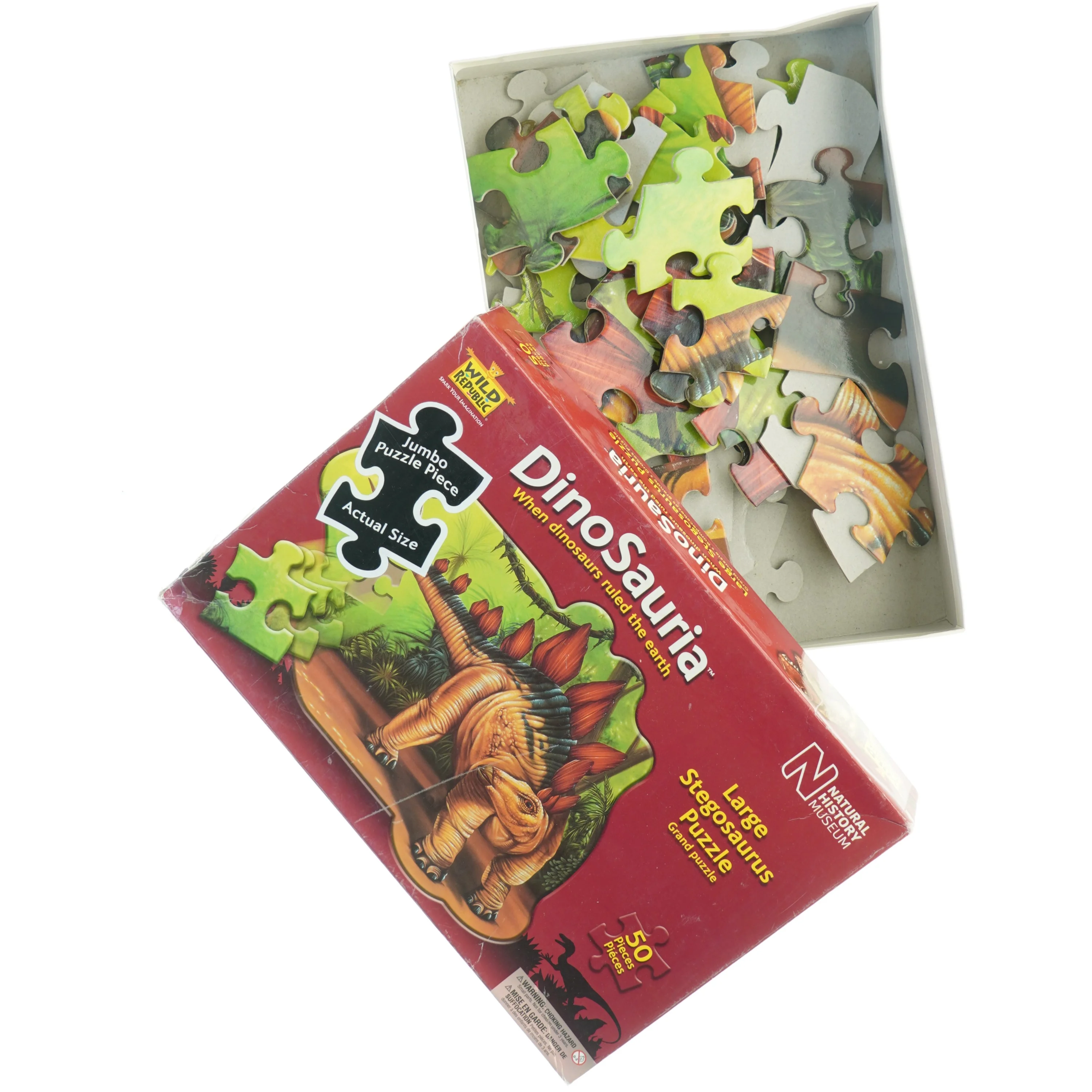 Stegosaurus puslespil fra Wild Republic