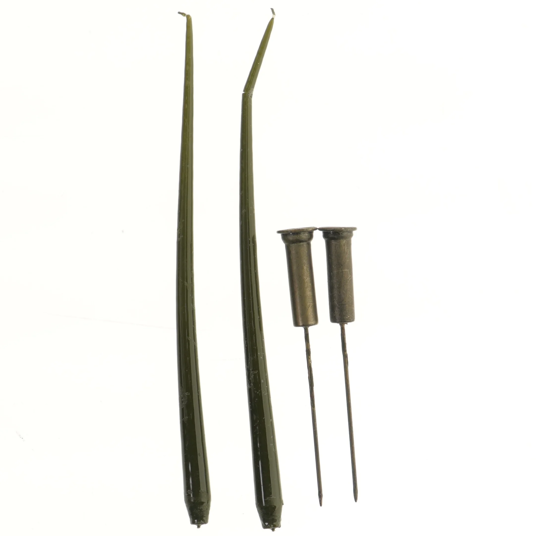 Dekorative lysestager med lys (str. 44 & 24 cm)